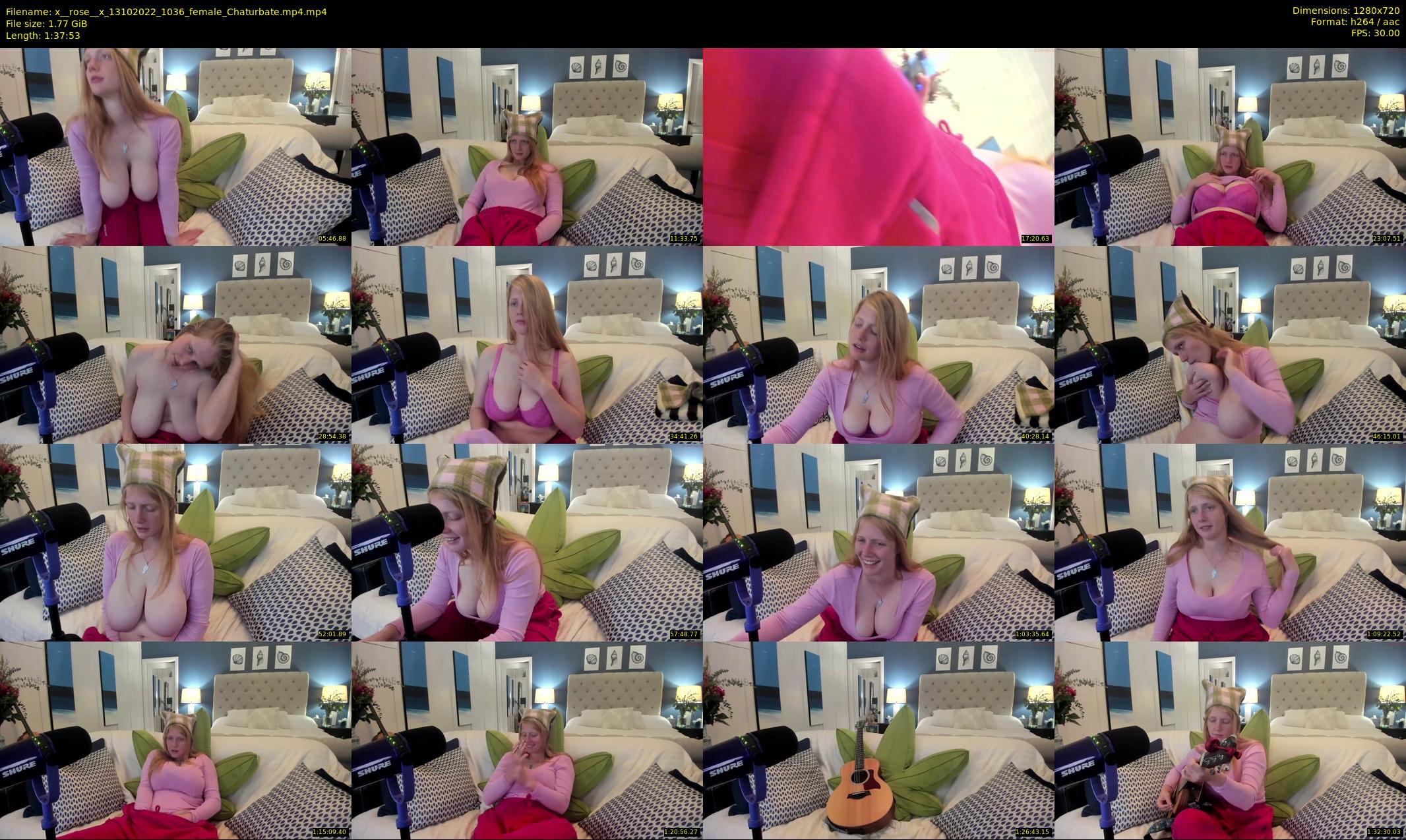 x__rose__x — 98 minute Chaturbate female cam show recording, 720p, Oct 13, 2022