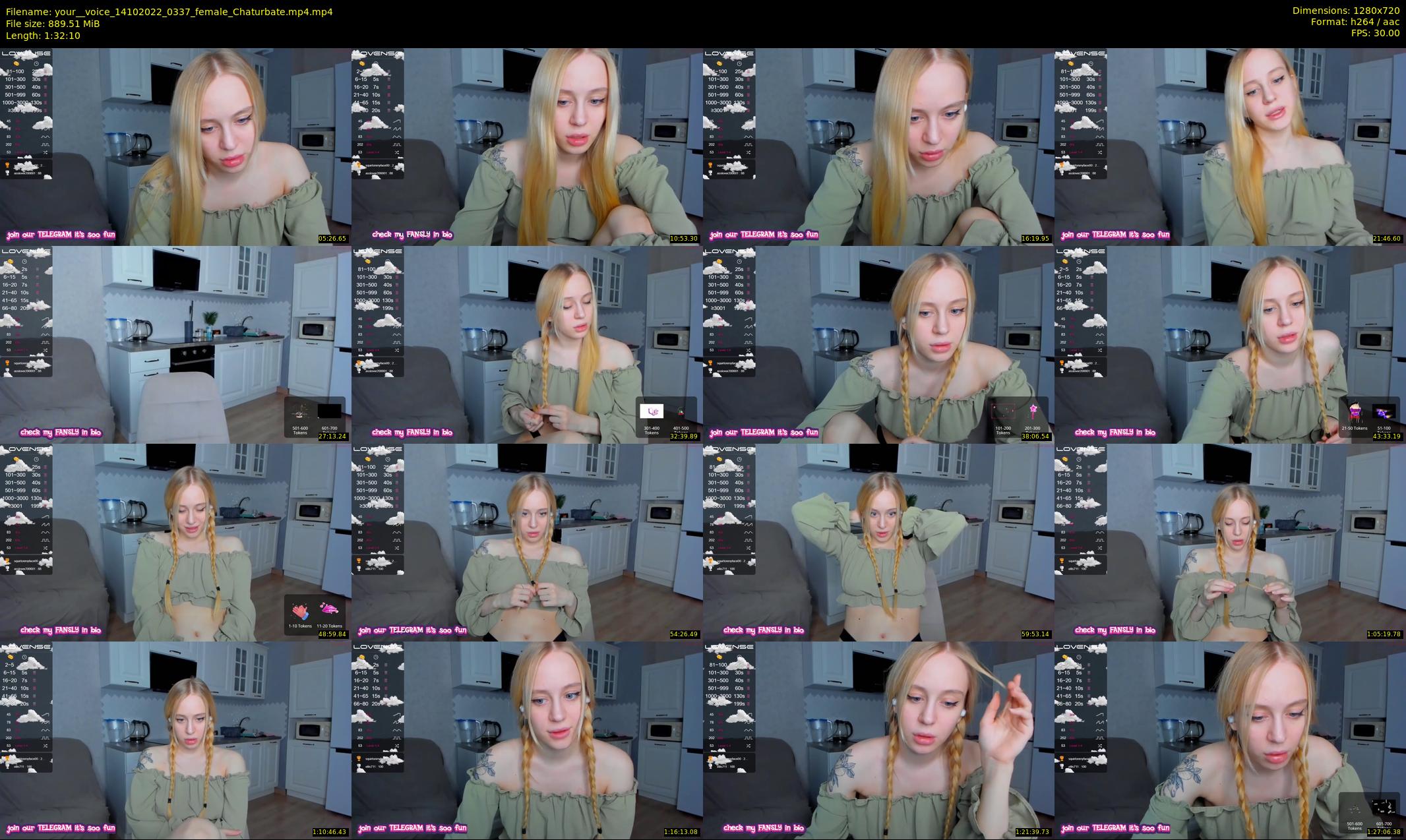 your__voice — 93 minute Chaturbate female cam show recording, 720p, Oct 14, 2022