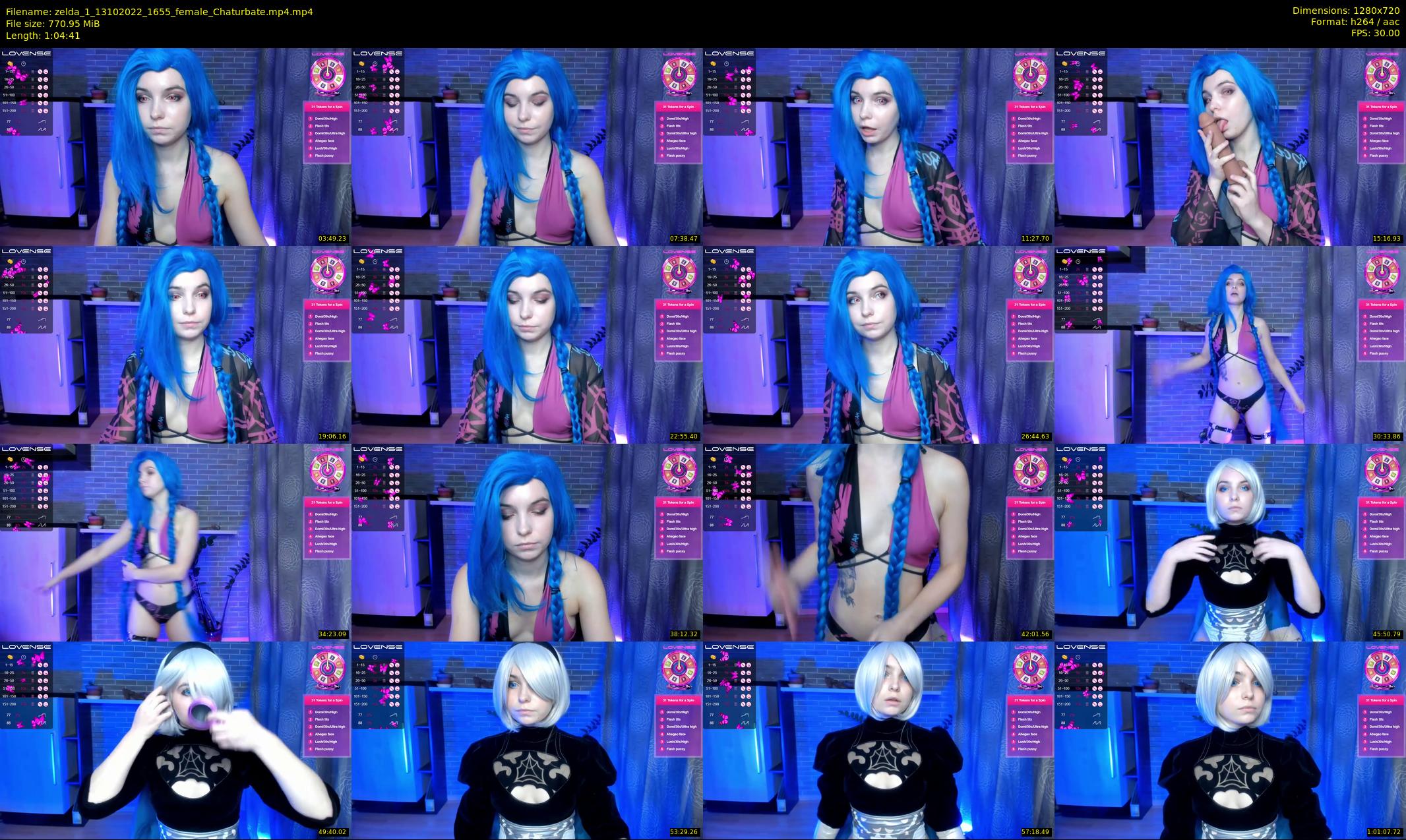 zelda_1 — 65 minute Chaturbate female cam show recording, 720p, Oct 13, 2022