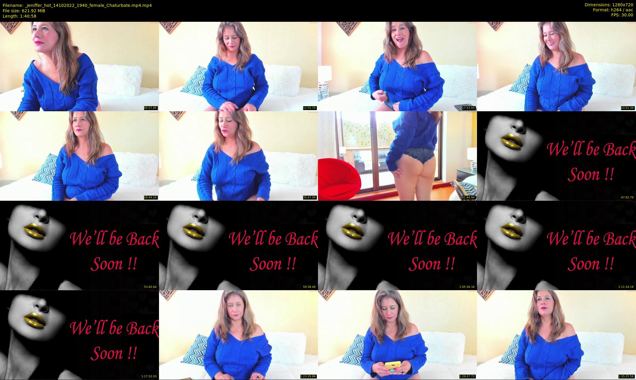 _jeniffer_hot — 101 minute Chaturbate female cam show recording, 720p, Oct 14, 2022