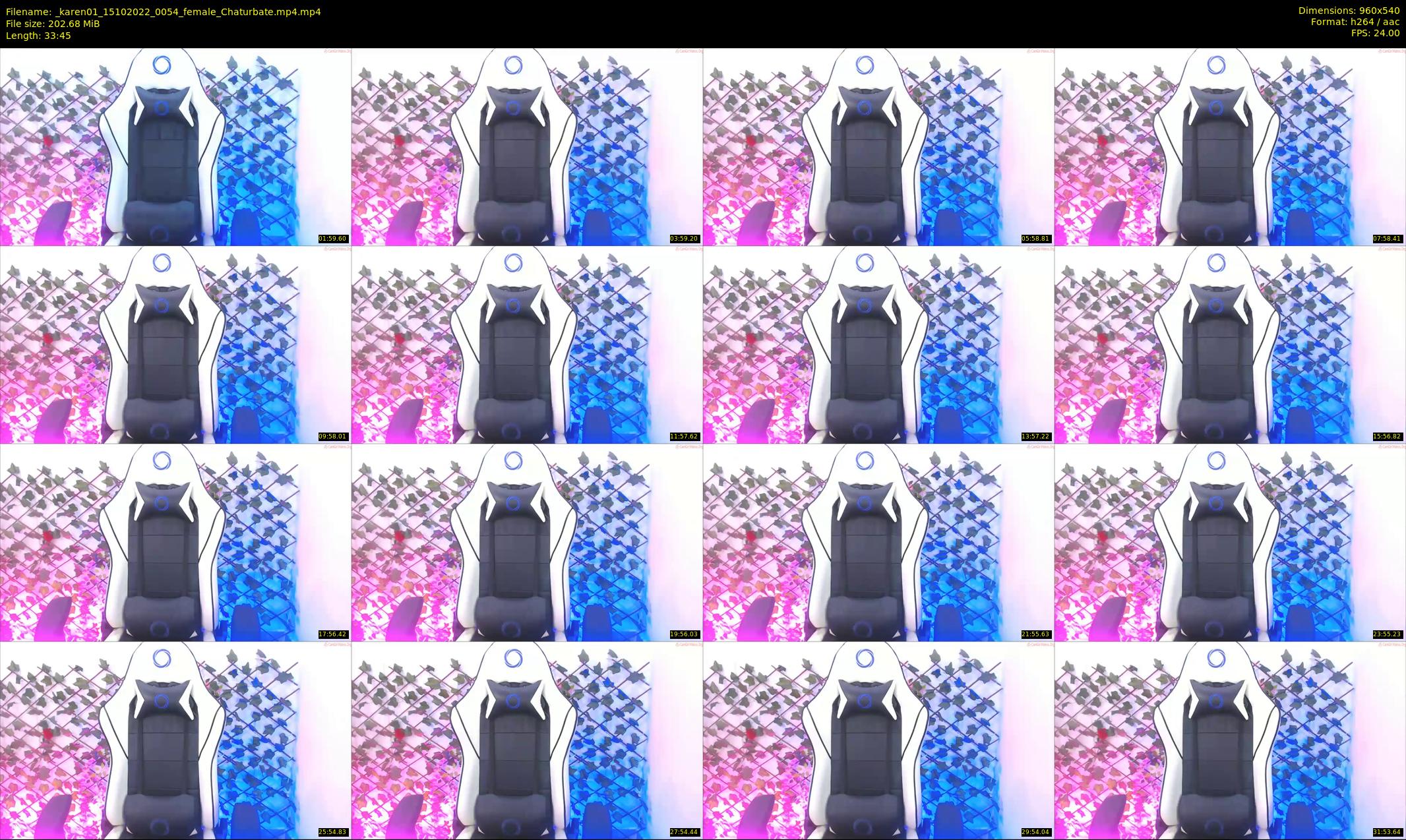 _karen01 — 34 minute Chaturbate female cam show recording, 480p, Oct 15, 2022