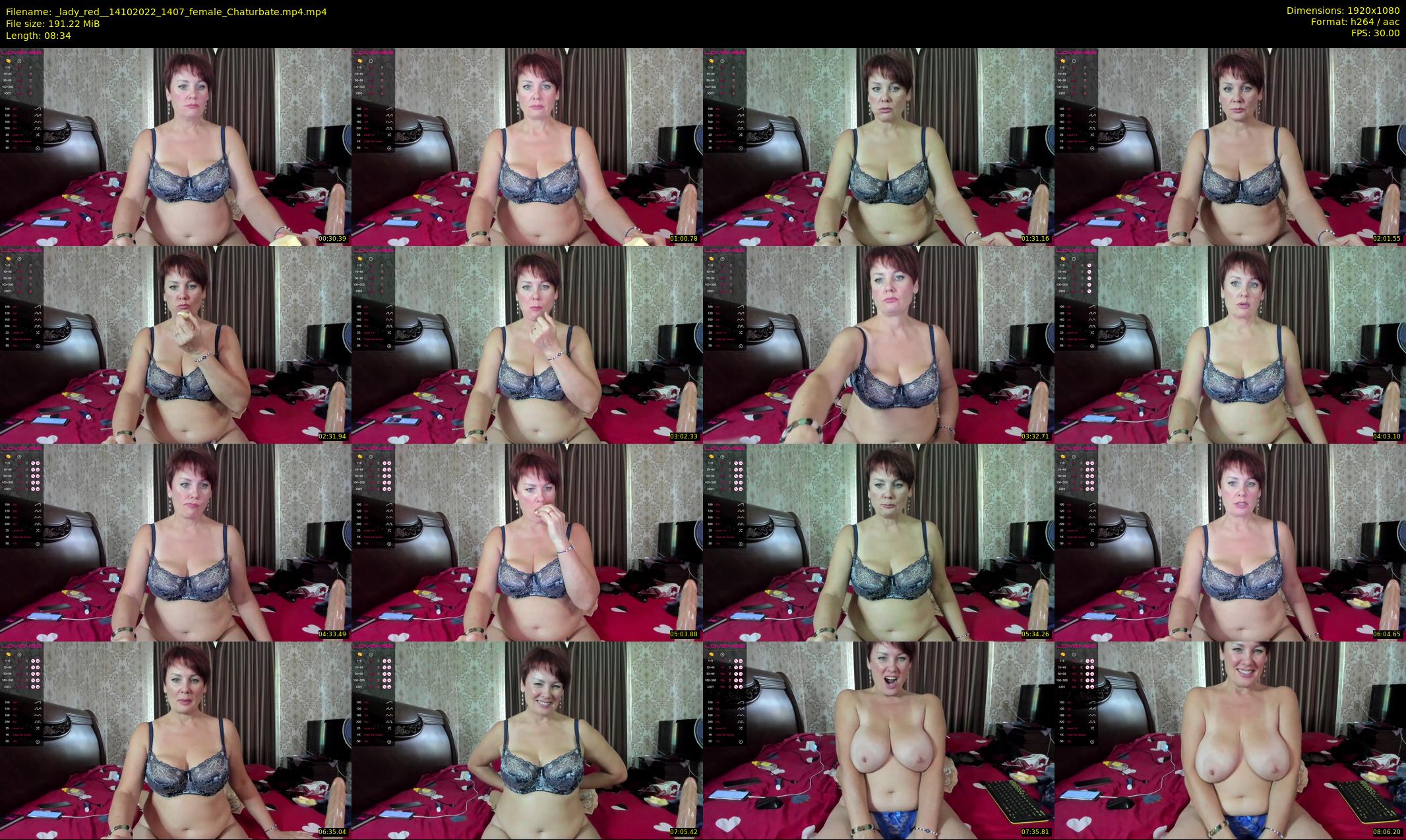 _lady_red_ — 9 minute Chaturbate female cam show recording, 1080p, Oct 14, 2022