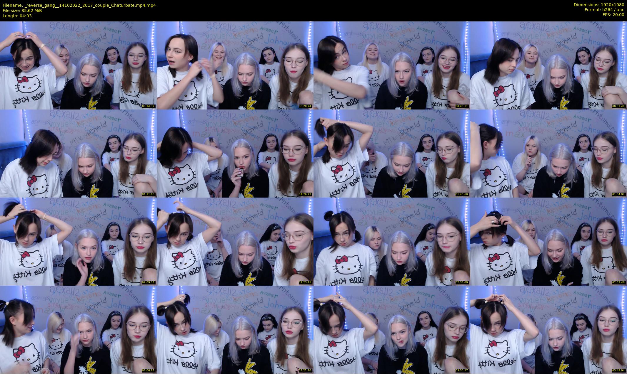 _reverse_gang_ — 5 minute Chaturbate couple cam show recording, 1080p, Oct 14, 2022