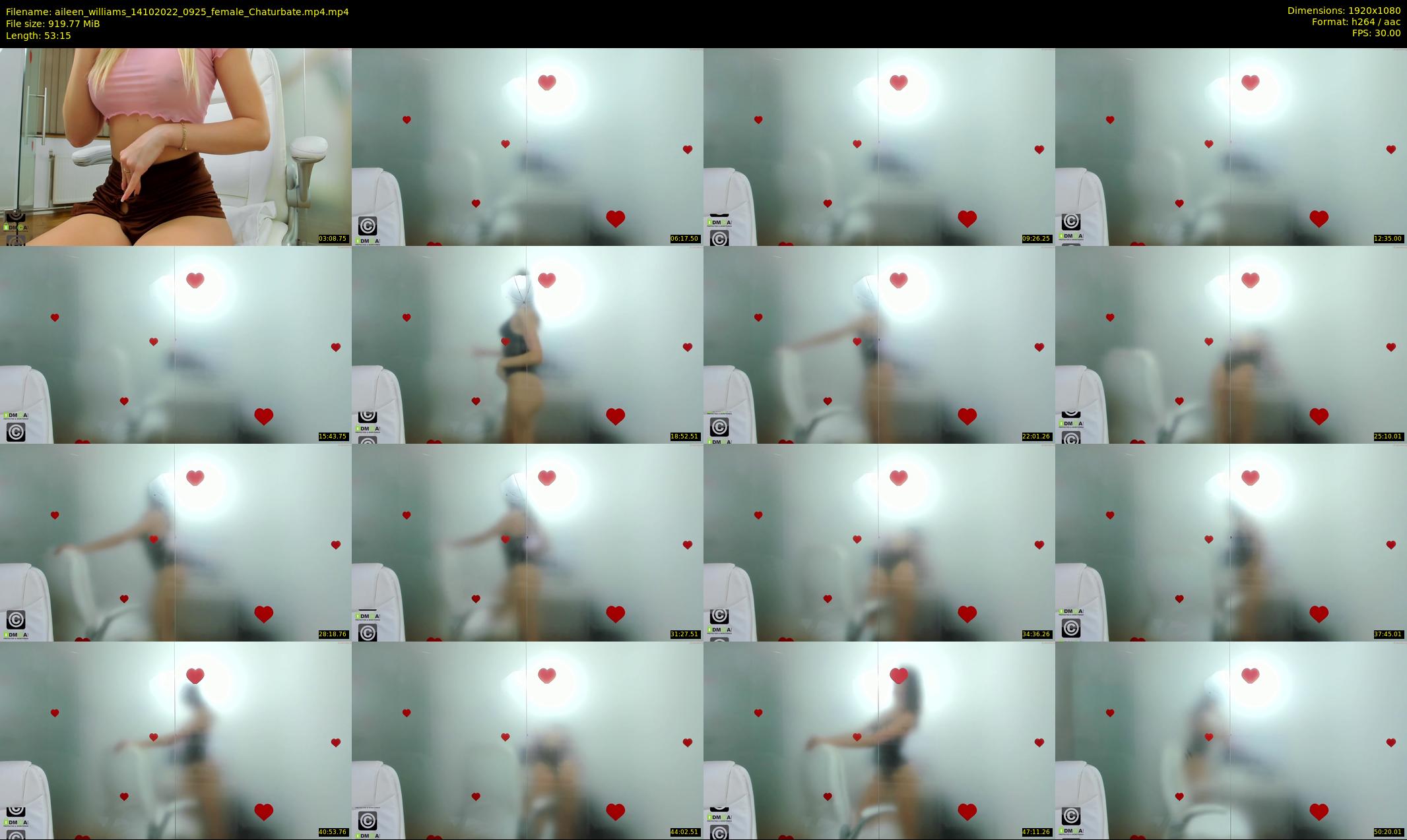 aileen_williams — 54 minute Chaturbate female cam show recording, 1080p, Oct 14, 2022