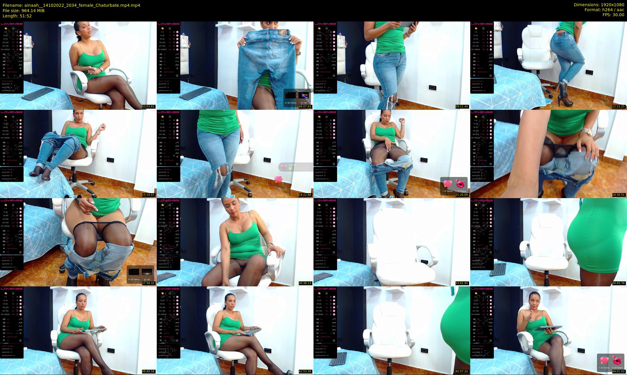 ainaah_ — 52 minute Chaturbate female cam show recording, 1080p, Oct 14, 2022