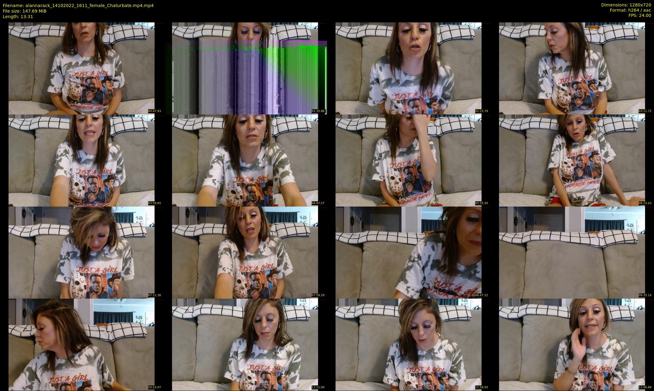 alannarack — 14 minute Chaturbate female cam show recording, 720p, Oct 14, 2022