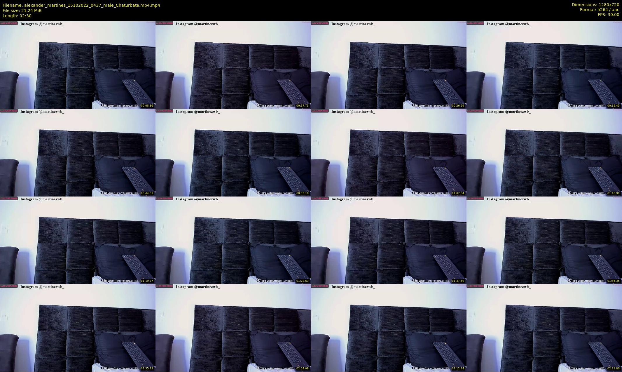 alexander_martines — 3 minute Chaturbate male cam show recording, 720p, Oct 15, 2022