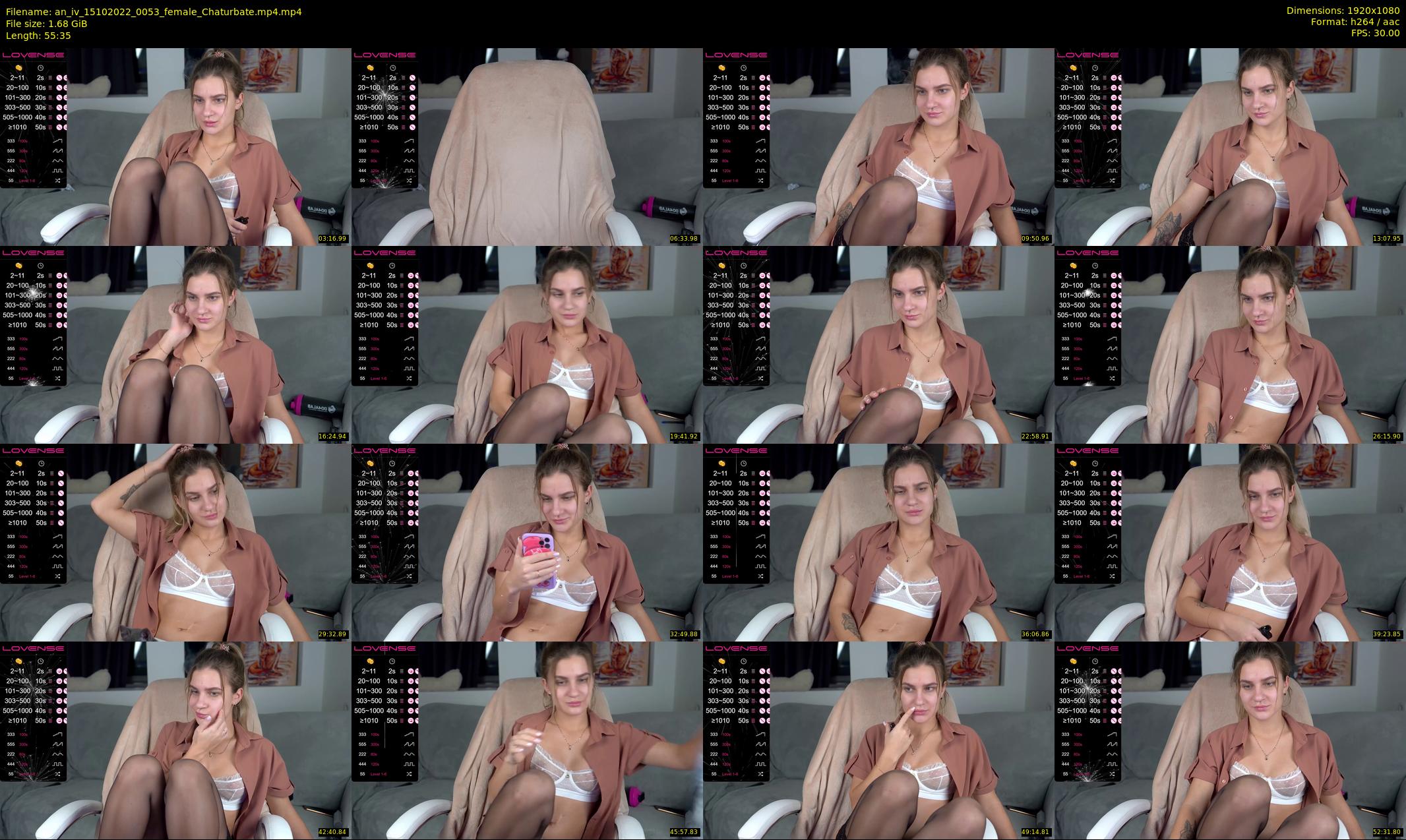 an_iv — 56 minute Chaturbate female cam show recording, 1080p, Oct 15, 2022
