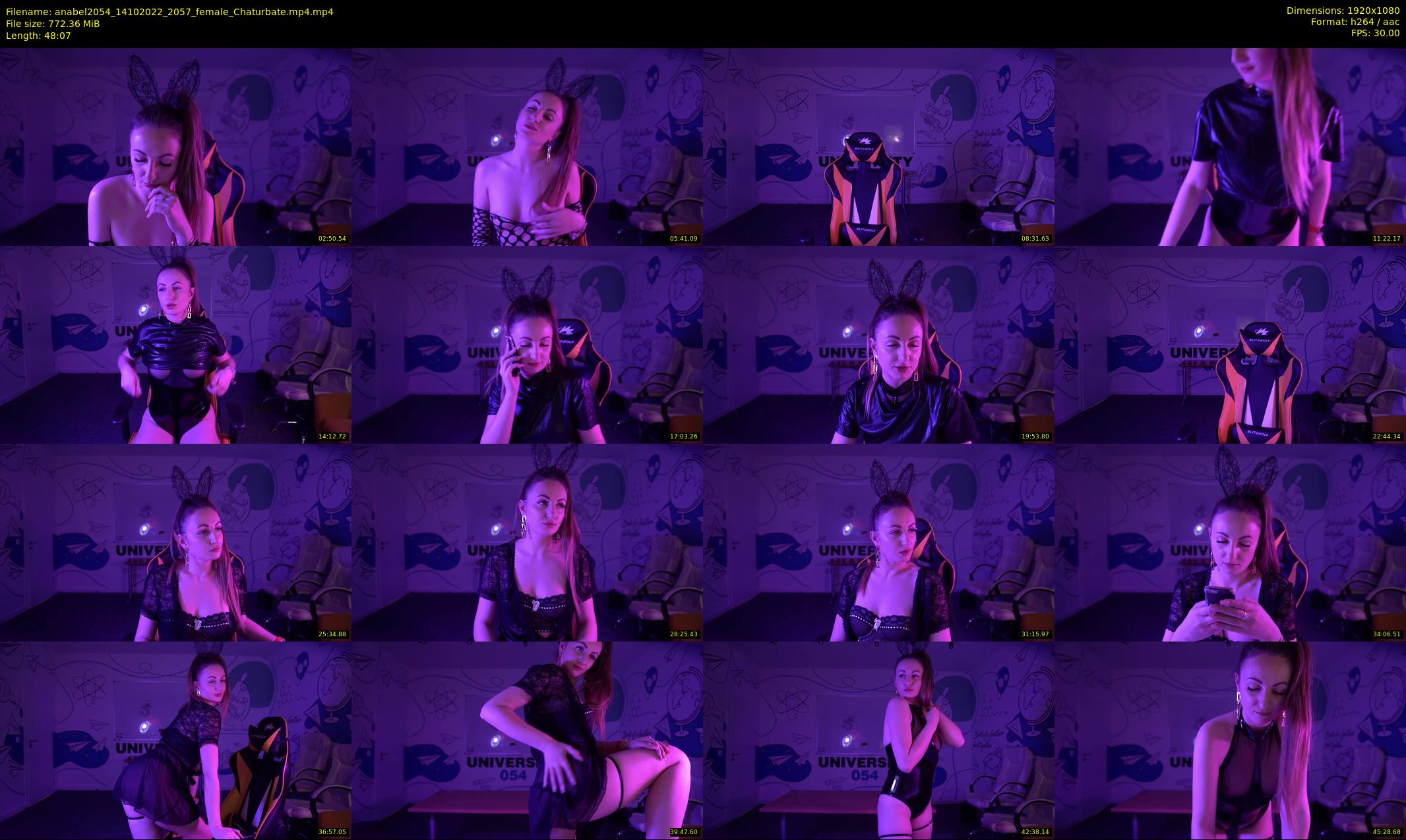 anabel2054 — 49 minute Chaturbate female cam show recording, 1080p, Oct 14, 2022