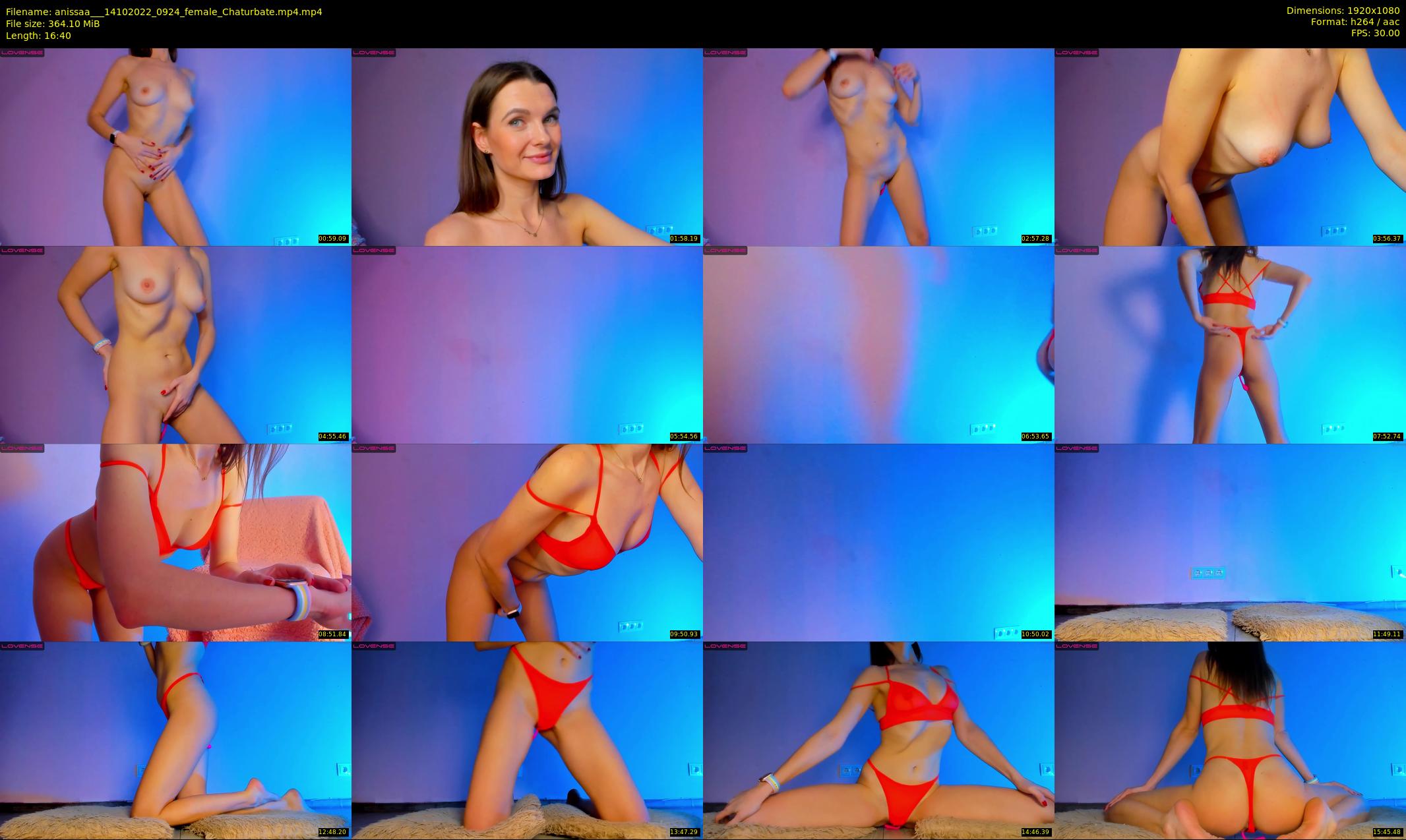 anissaa__ — 17 minute Chaturbate female cam show recording, 1080p, Oct 14, 2022