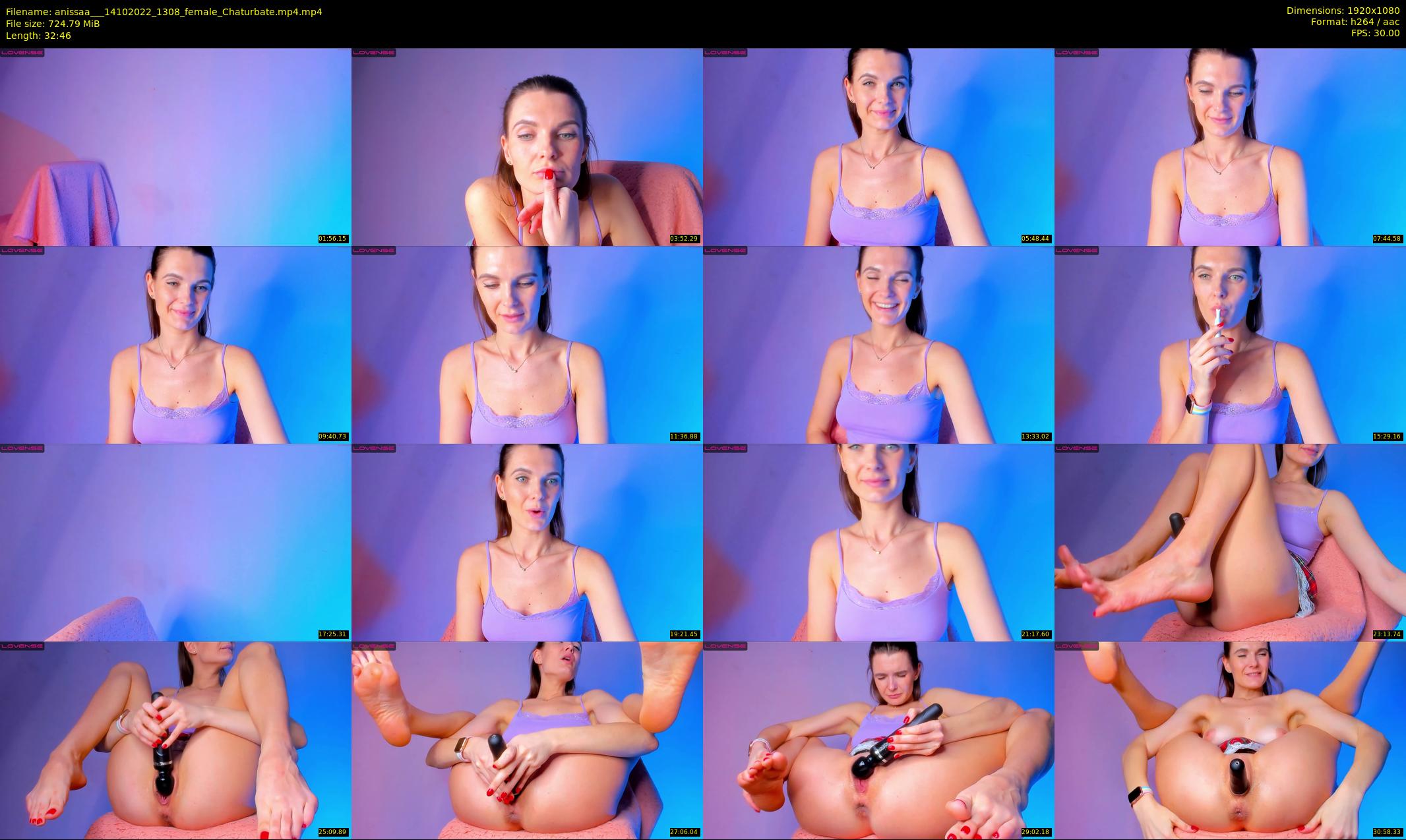 anissaa__ — 33 minute Chaturbate female cam show recording, 1080p, Oct 14, 2022