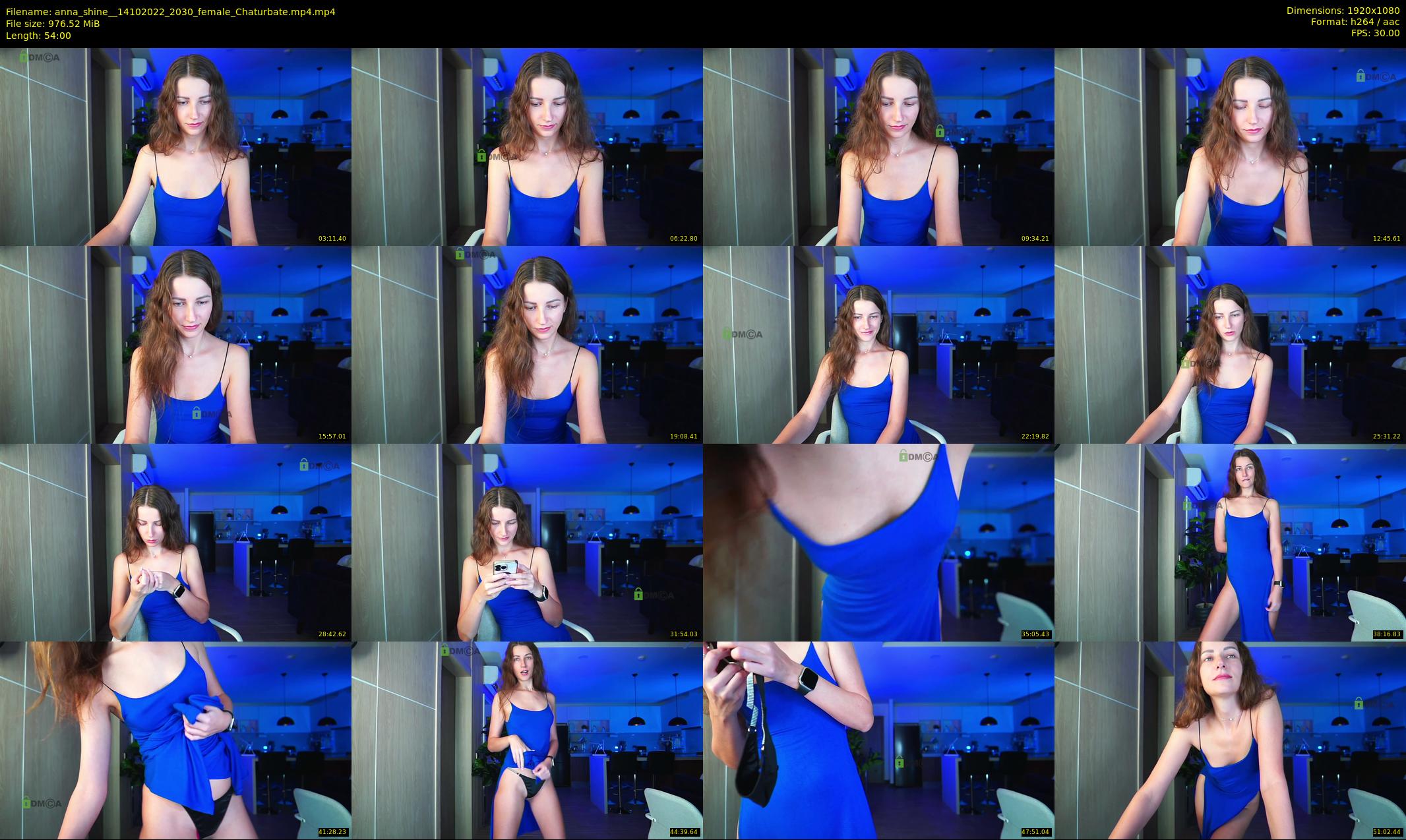 anna_shine_ — 54 minute Chaturbate female cam show recording, 1080p, Oct 14, 2022