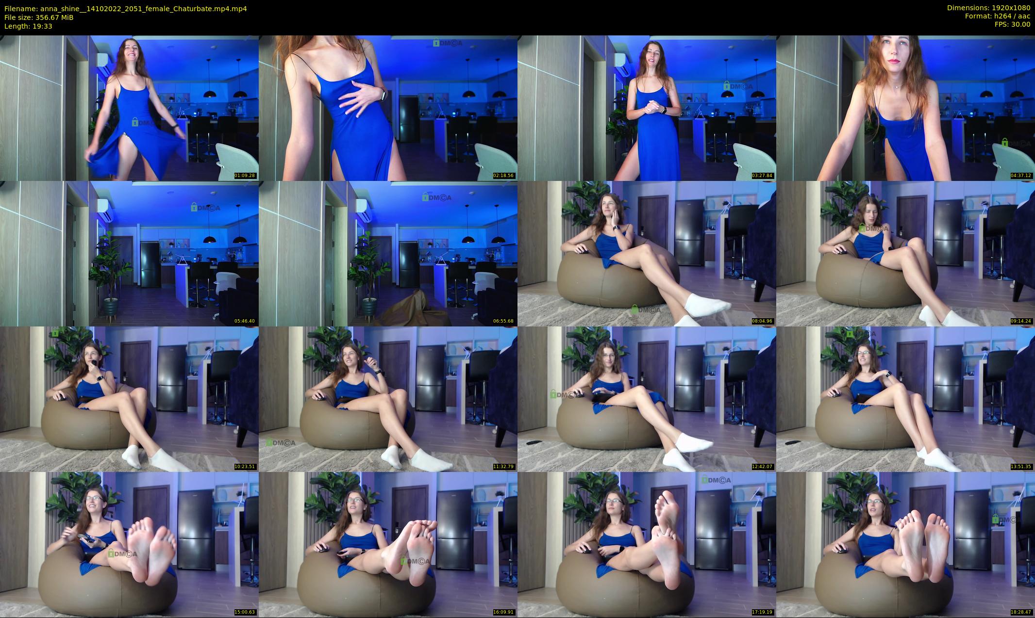 anna_shine_ — 20 minute Chaturbate female cam show recording, 1080p, Oct 14, 2022