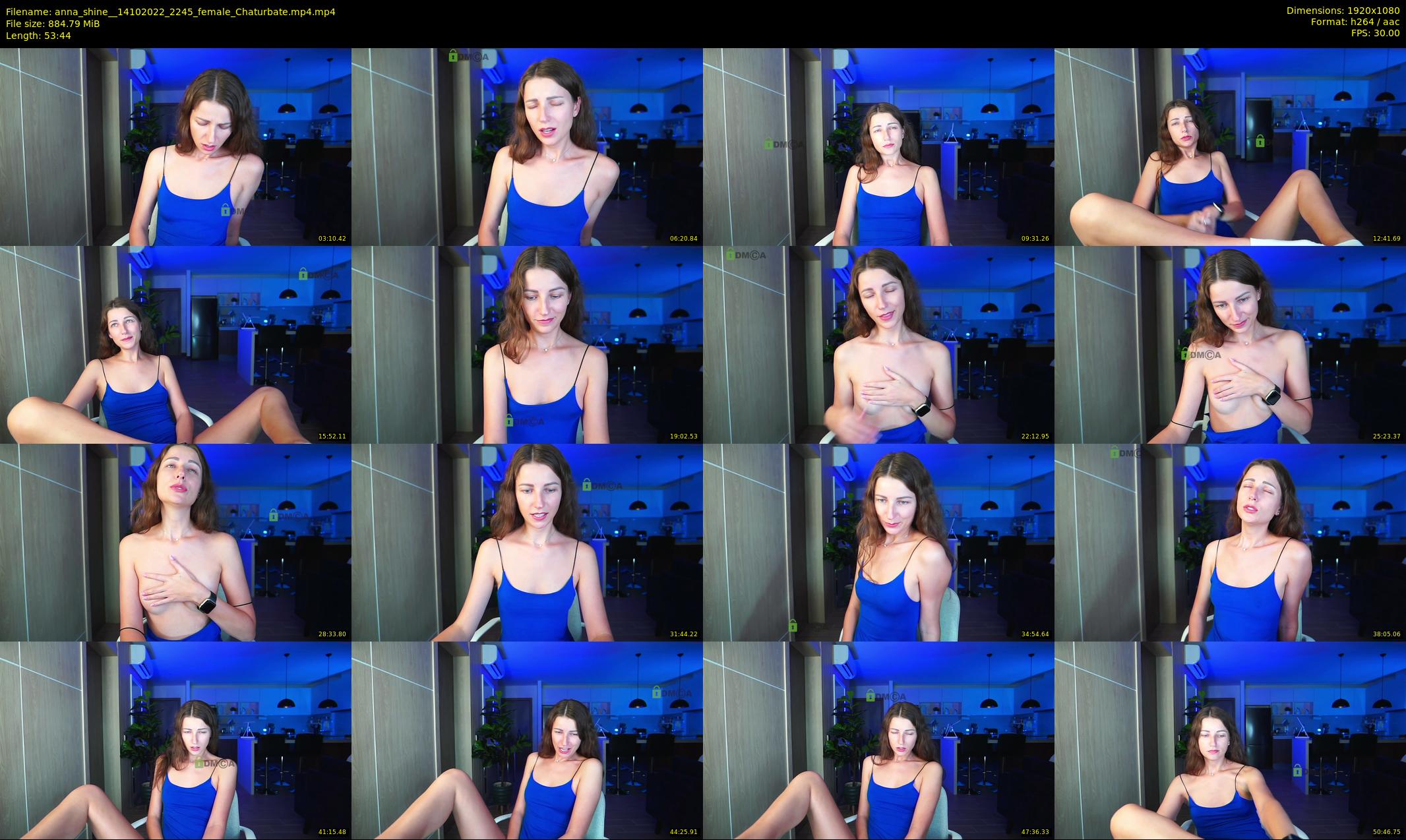 anna_shine_ — 54 minute Chaturbate female cam show recording, 1080p, Oct 14, 2022