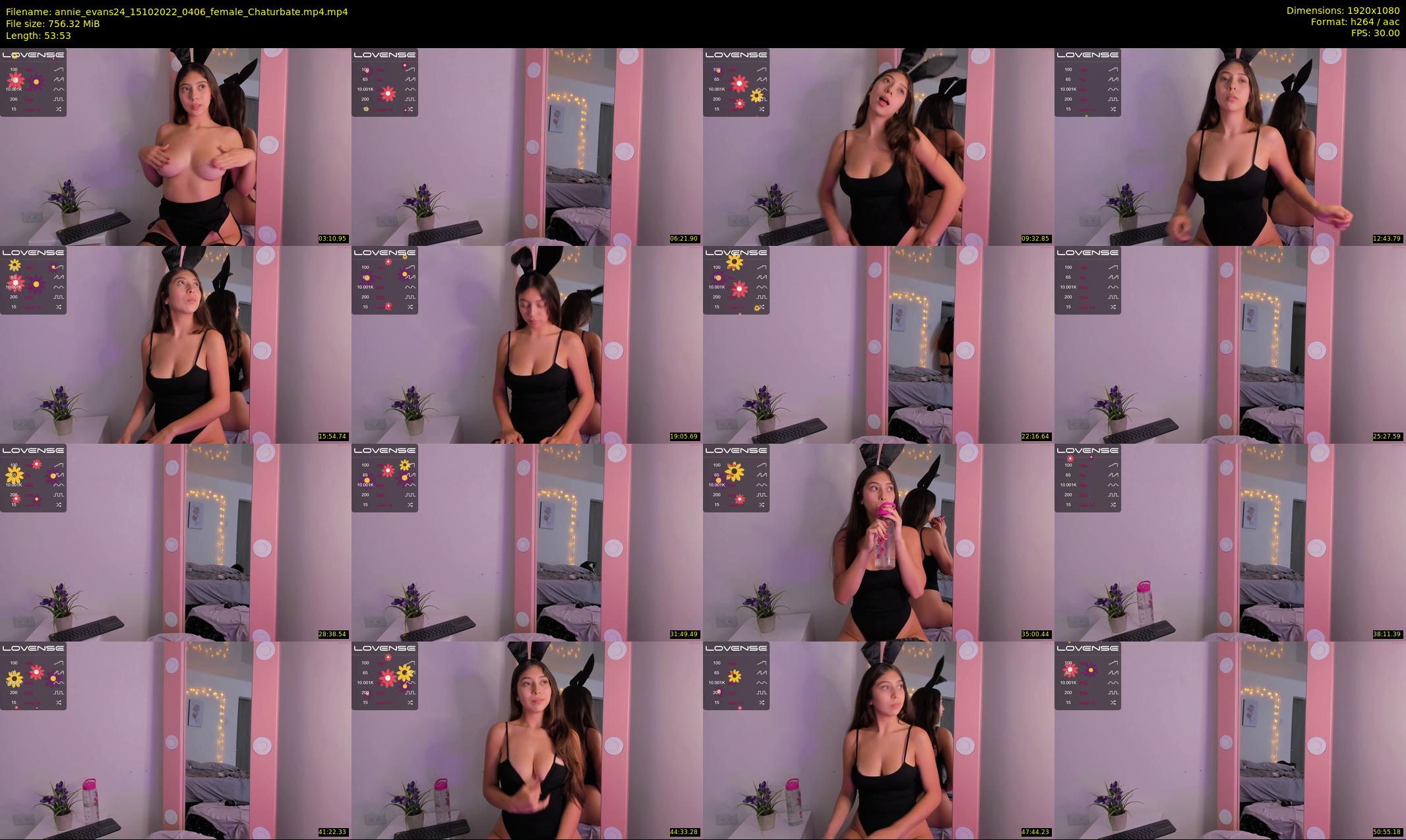 annie_evans24 — 54 minute Chaturbate female cam show recording, 1080p, Oct 15, 2022