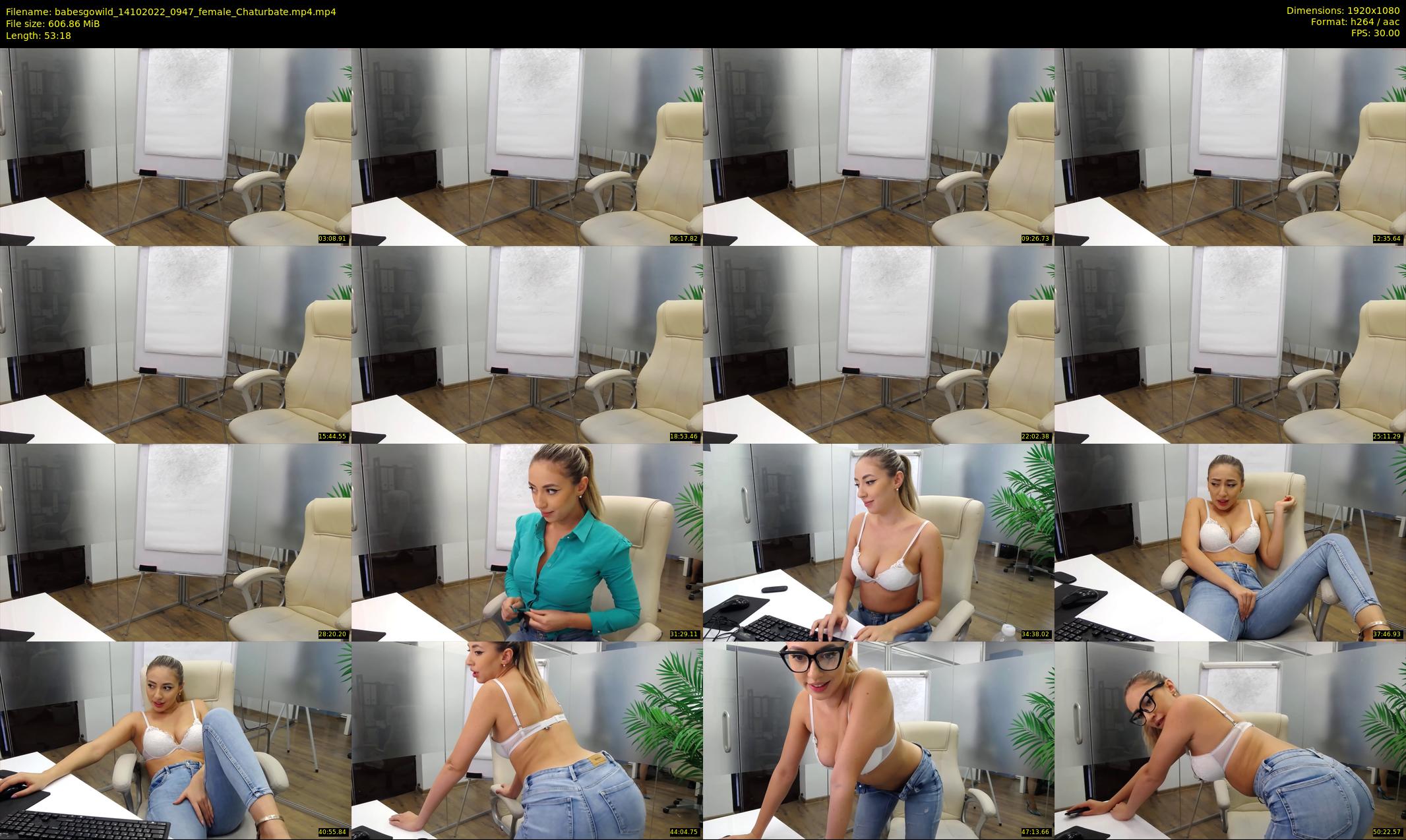 babesgowild — 54 minute Chaturbate couple cam show recording, 1080p, Oct 14, 2022