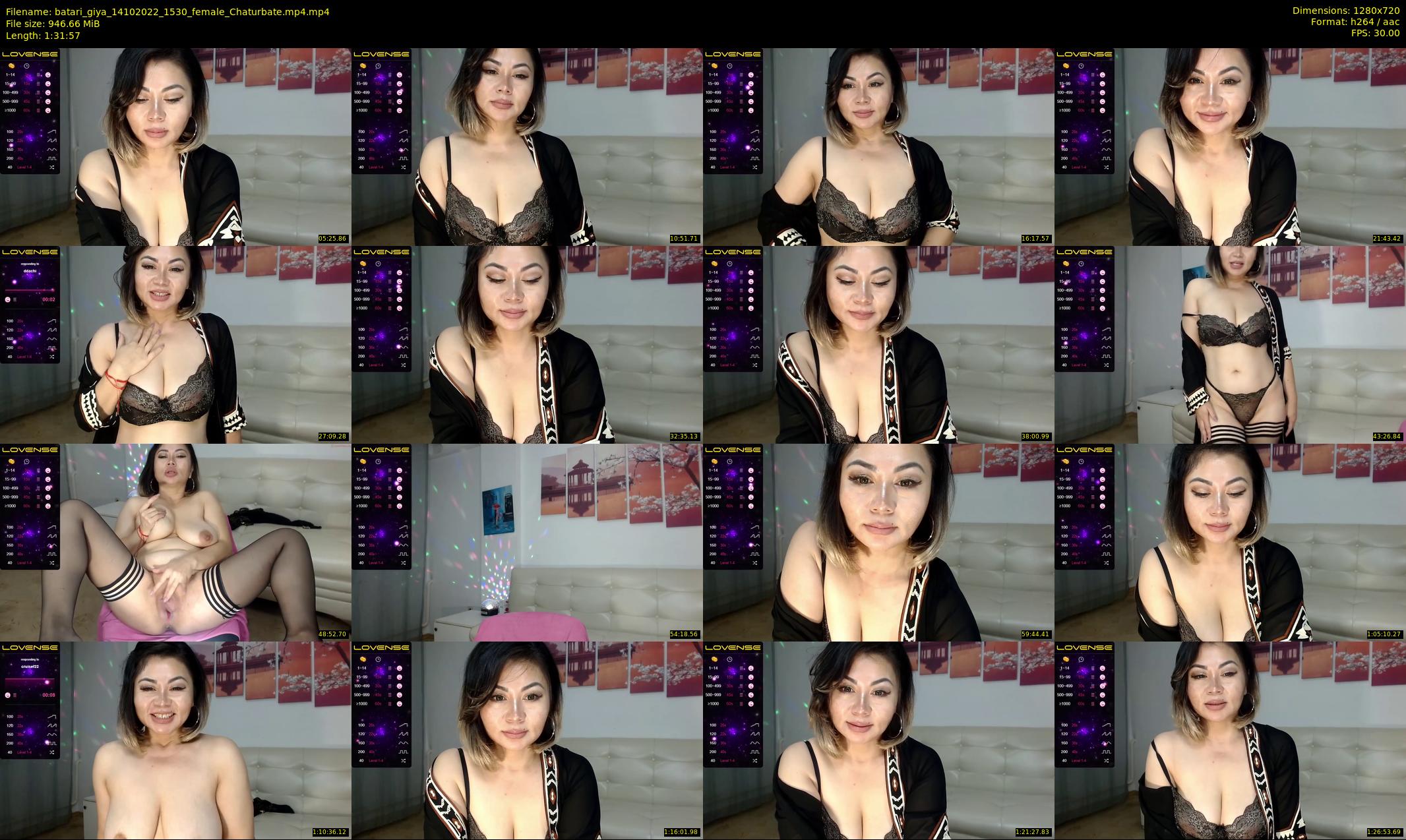 batari_giya — 92 minute Chaturbate female cam show recording, 720p, Oct 14, 2022