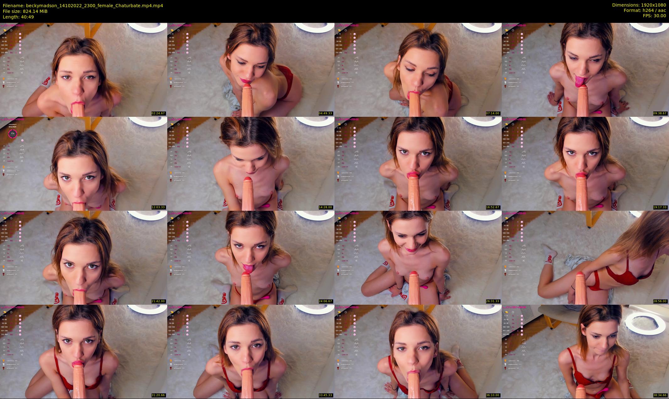 beckymadson — 41 minute Chaturbate female cam show recording, 1080p, Oct 14, 2022
