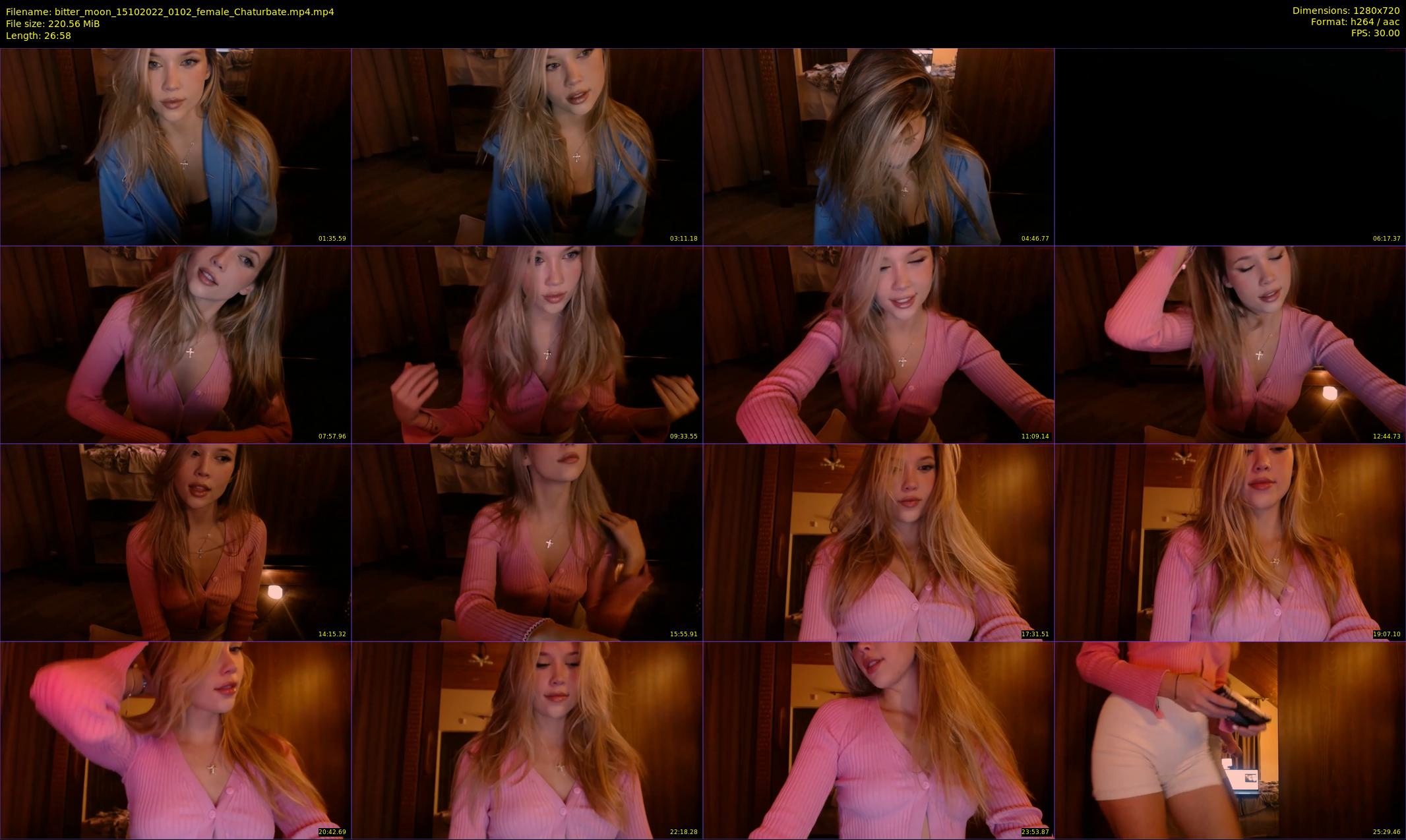 bitter_moon — 27 minute Chaturbate female cam show recording, 720p, Oct 15, 2022