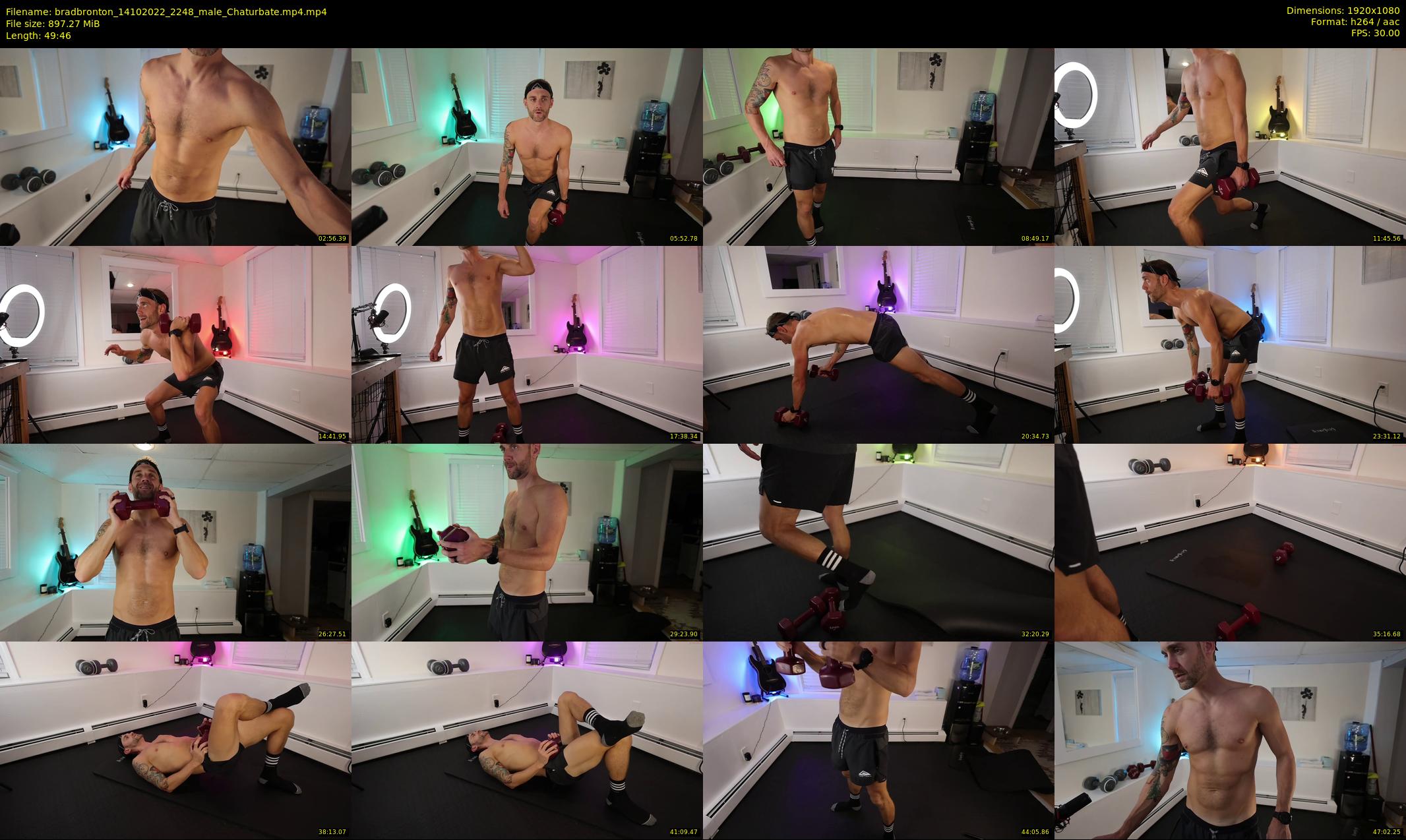 bradbronton — 50 minute Chaturbate male cam show recording, 1080p, Oct 14, 2022