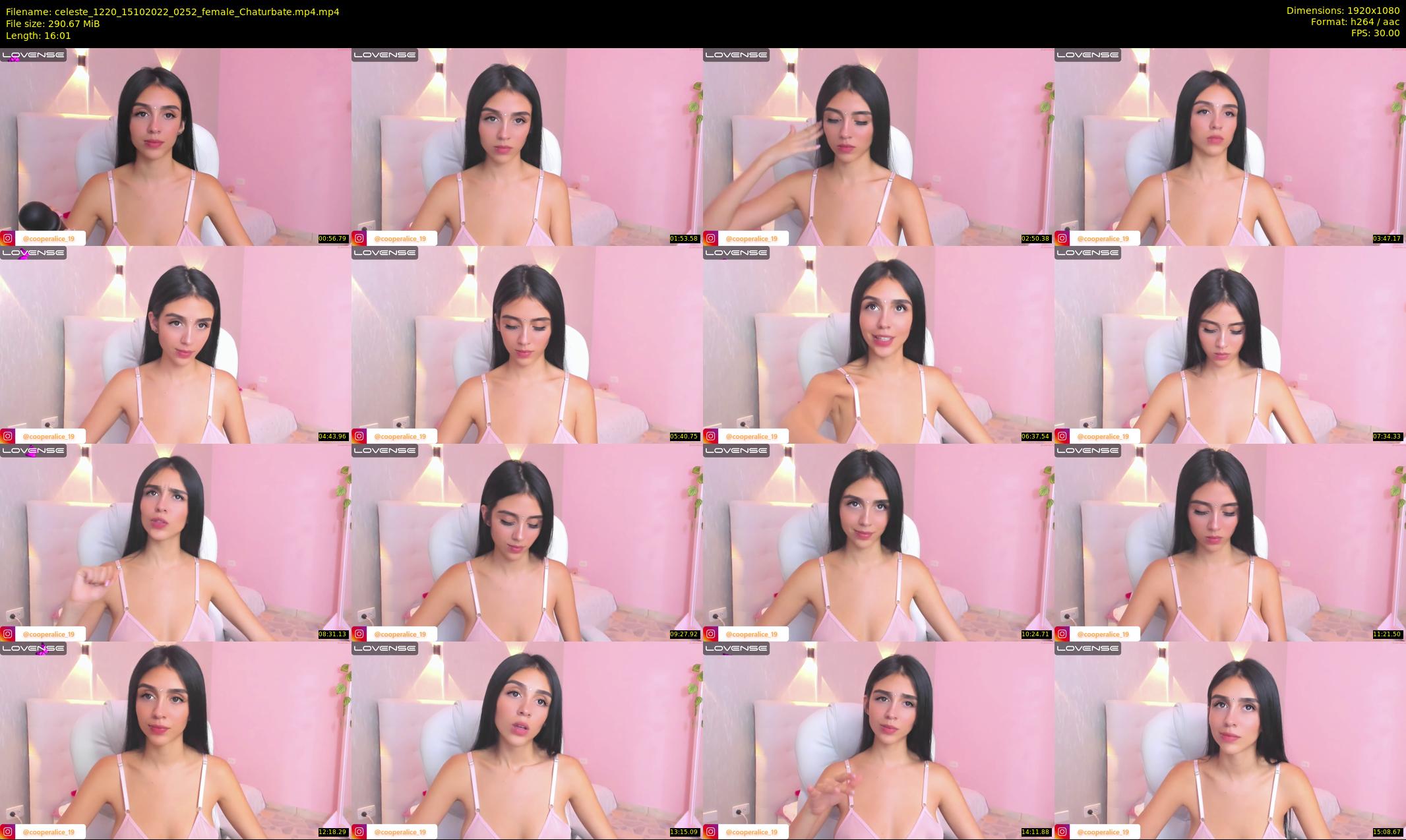 celeste_1220 — 17 minute Chaturbate female cam show recording, 1080p, Oct 15, 2022
