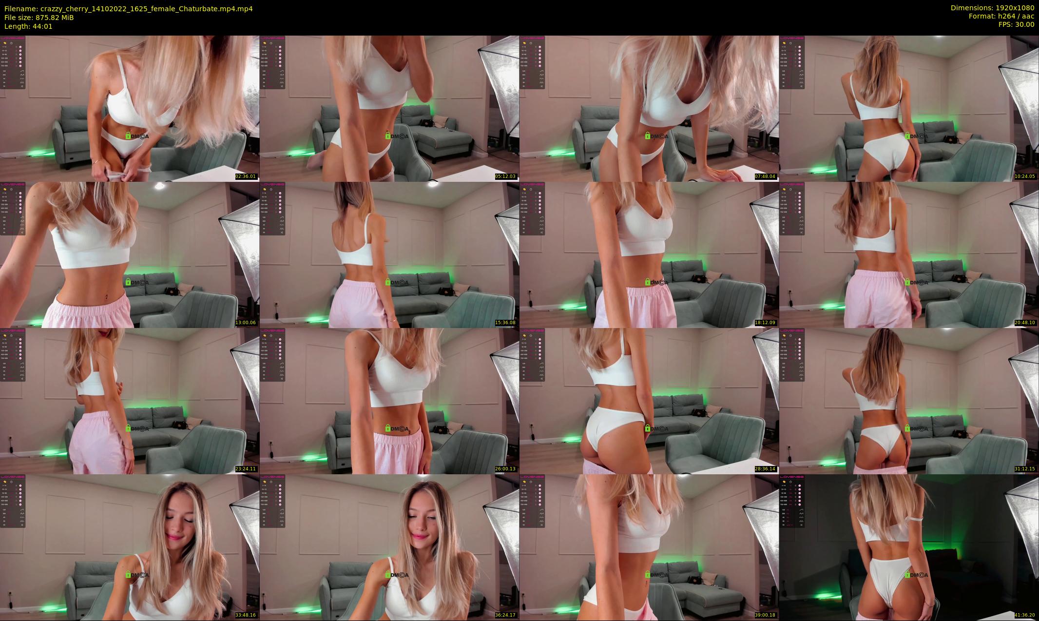 crazzy_cherry — 45 minute Chaturbate female cam show recording, 1080p, Oct 14, 2022