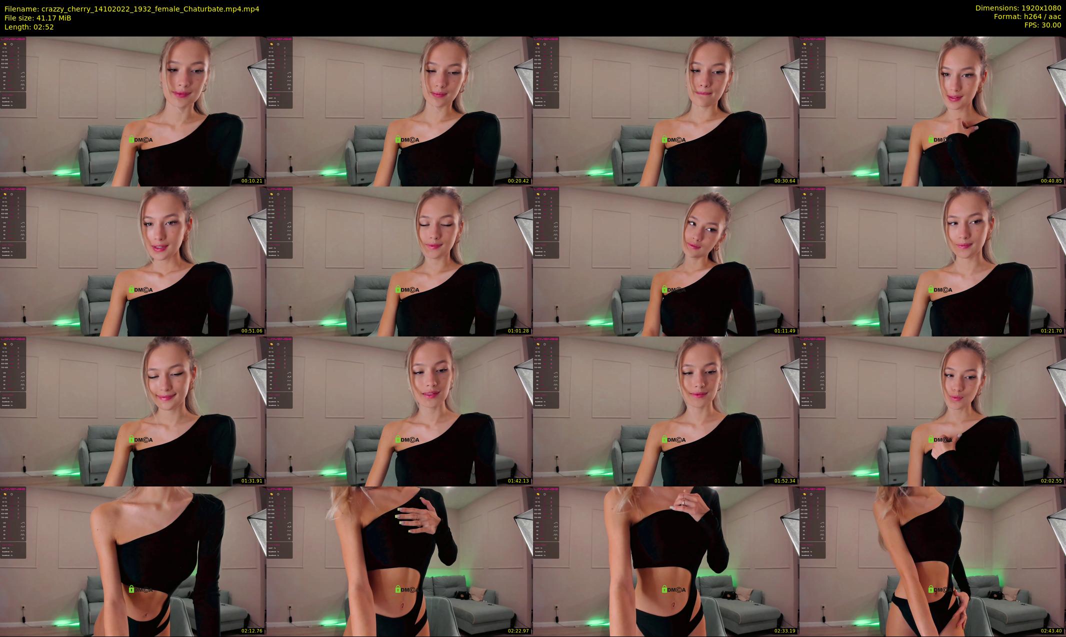 crazzy_cherry — 3 minute Chaturbate female cam show recording, 1080p, Oct 14, 2022