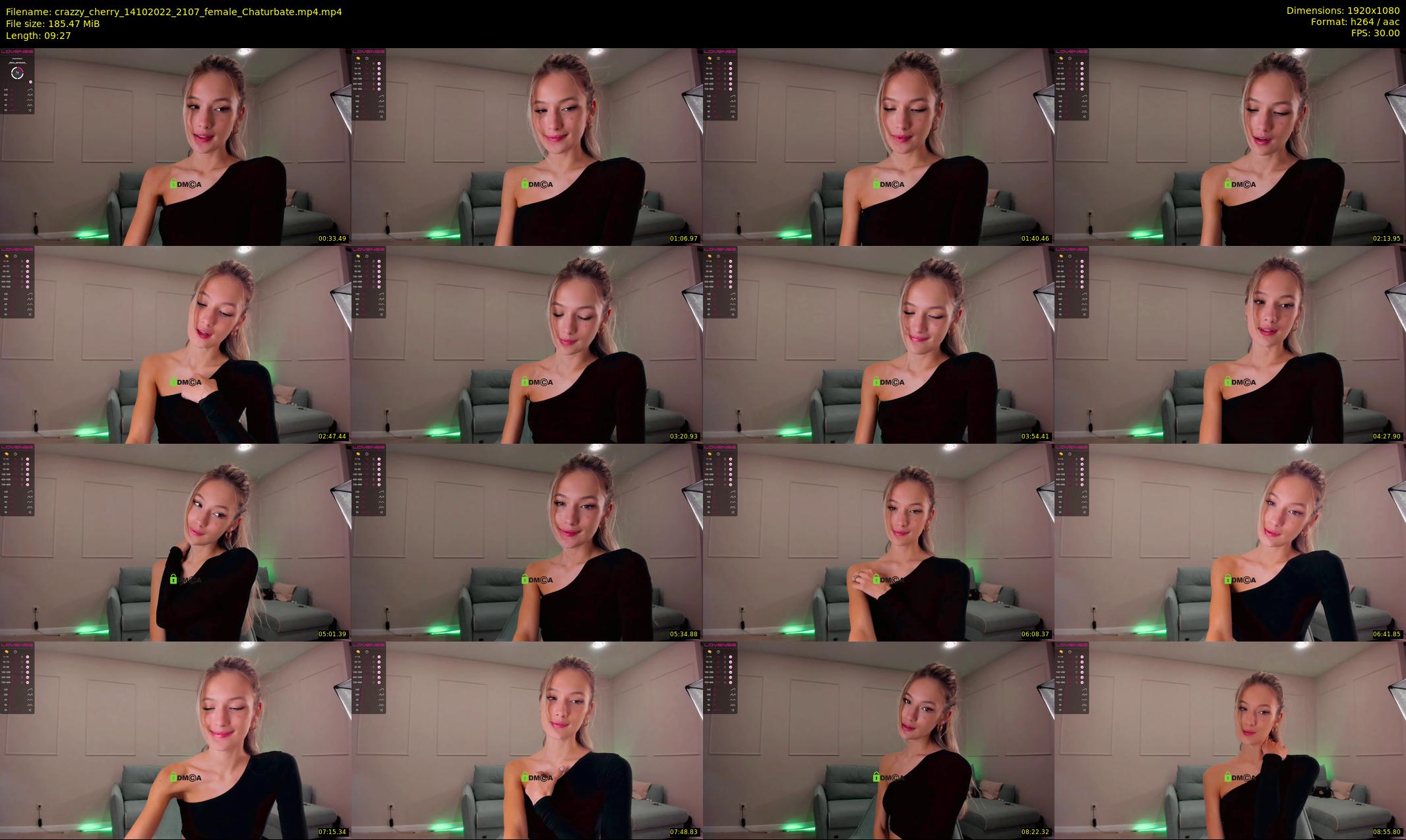 crazzy_cherry — 10 minute Chaturbate female cam show recording, 1080p, Oct 14, 2022