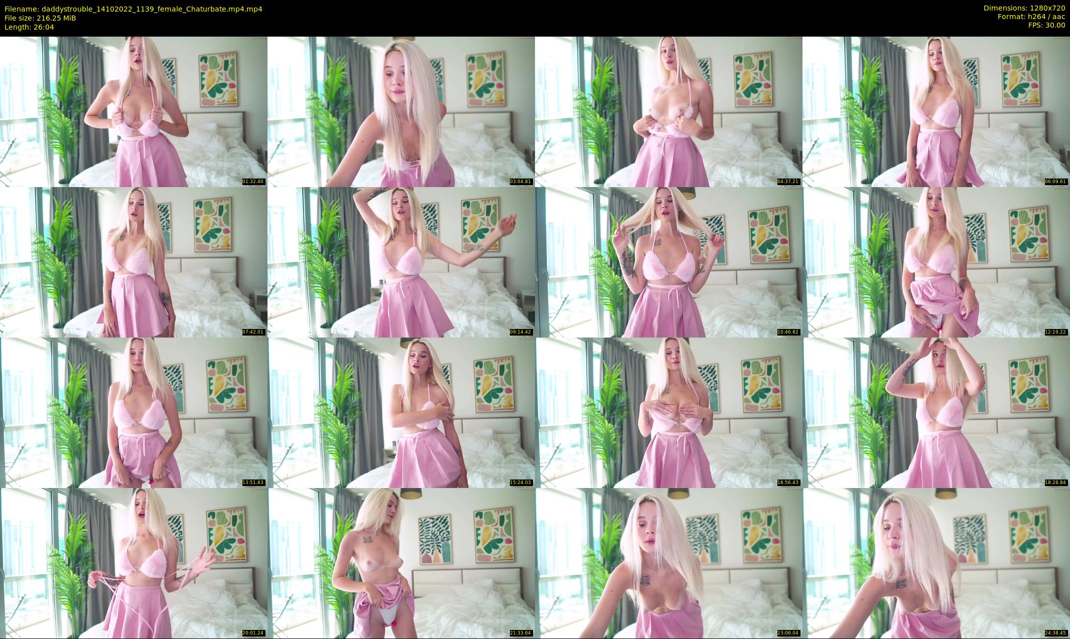 daddystrouble — 27 minute Chaturbate female cam show recording, 720p, Oct 14, 2022