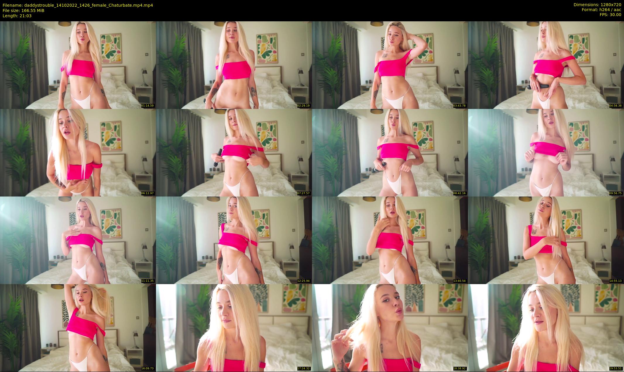 daddystrouble — 22 minute Chaturbate female cam show recording, 720p, Oct 14, 2022