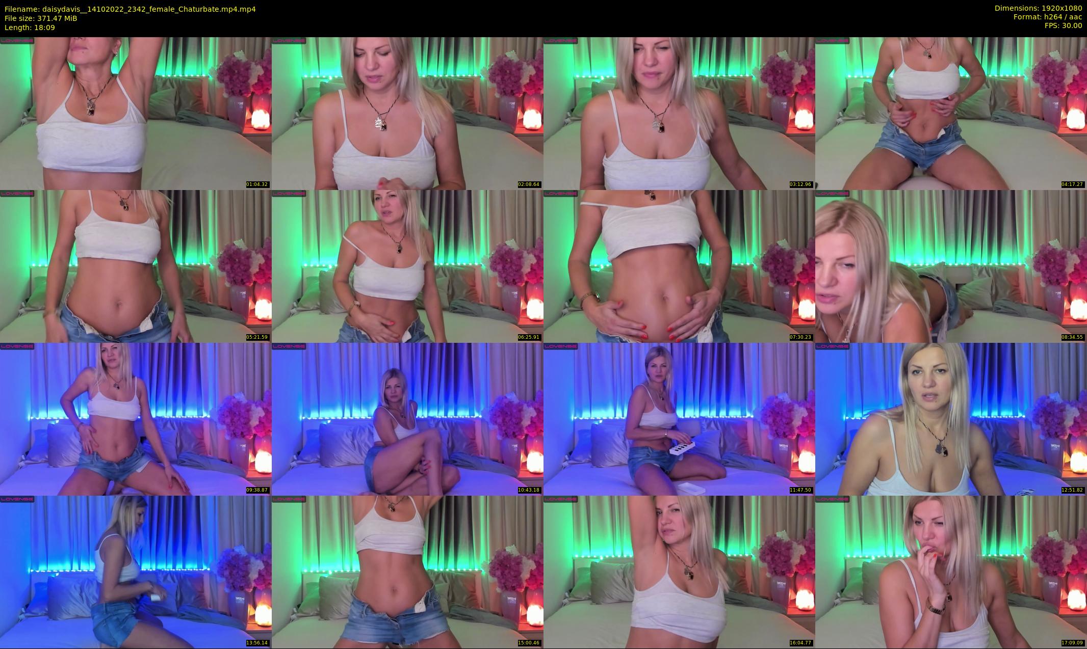 daisydavis_ — 19 minute Chaturbate female cam show recording, 1080p, Oct 14, 2022