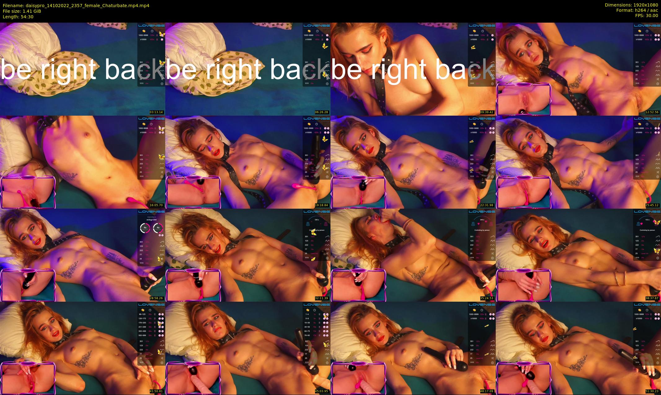 daisypro — 55 minute Chaturbate couple cam show recording, 1080p, Oct 14, 2022