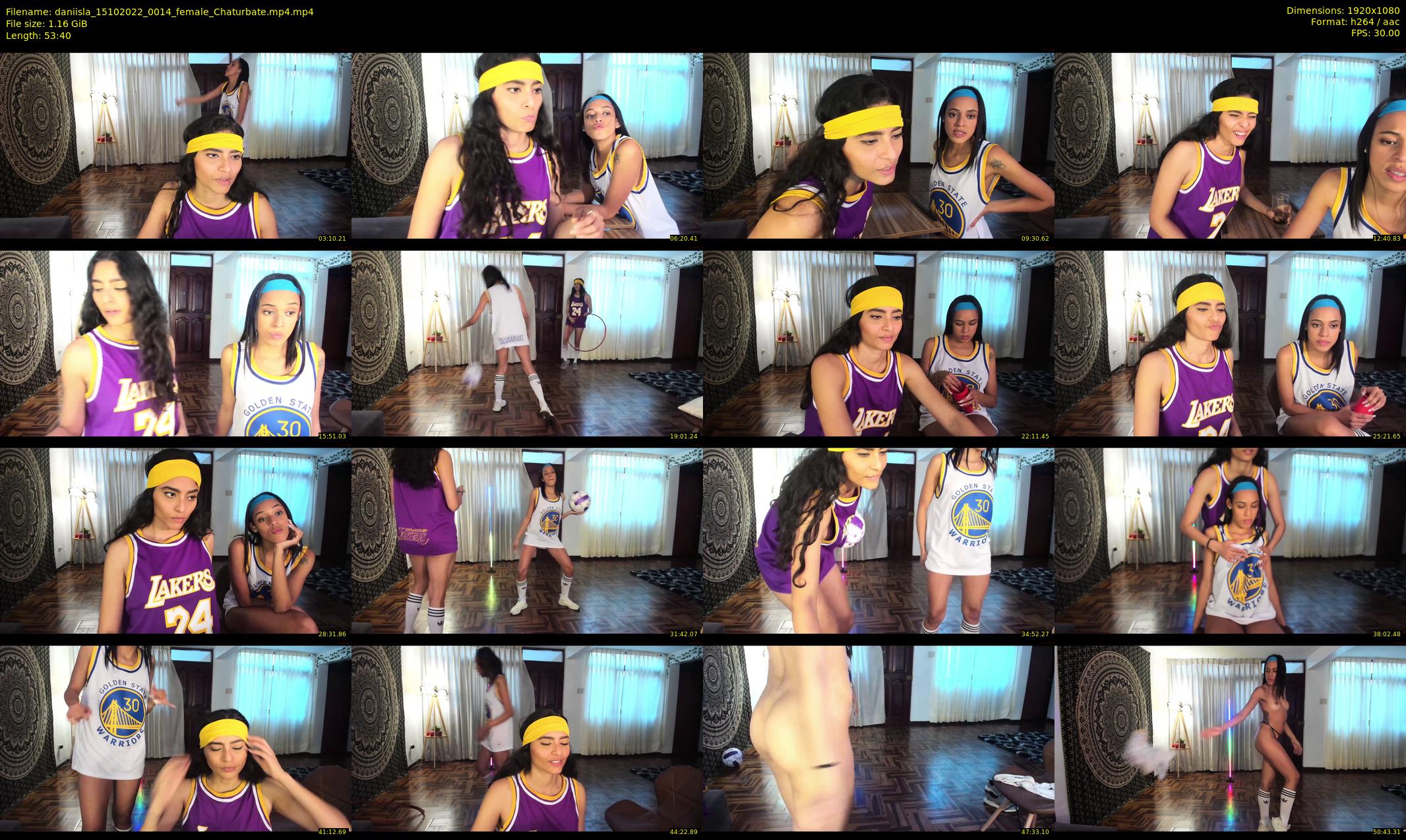 daniisla — 54 minute Chaturbate female cam show recording, 1080p, Oct 15, 2022