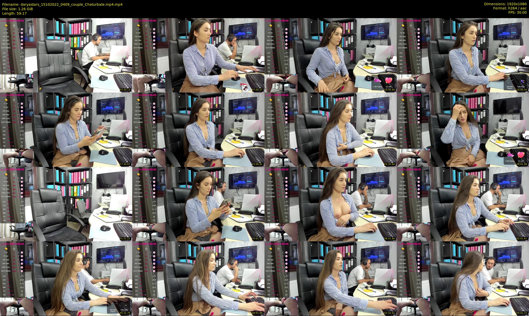 daryastars — 60 minute Chaturbate couple cam show recording, 1080p, Oct 15, 2022