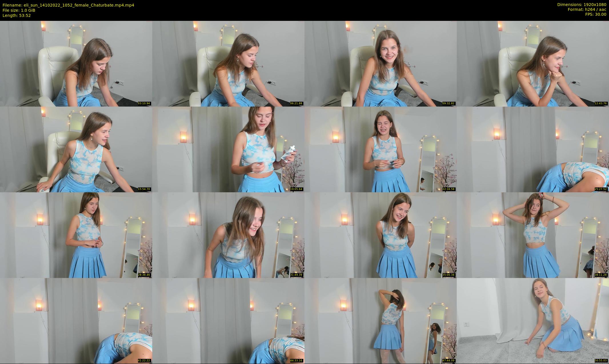 eli_sun — 54 minute Chaturbate female cam show recording, 1080p, Oct 14, 2022