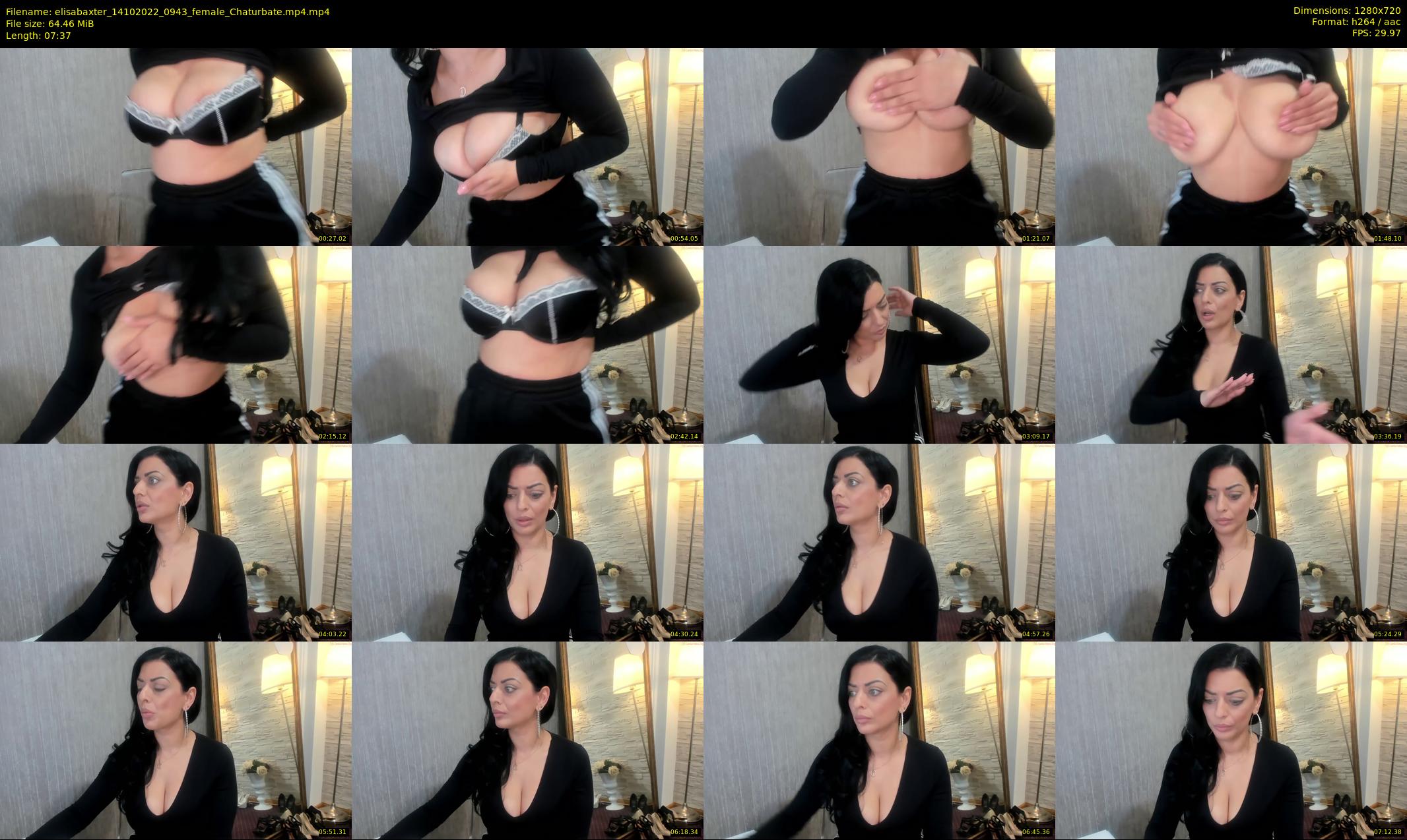 elisabaxter — 8 minute Chaturbate female cam show recording, 720p, Oct 14, 2022