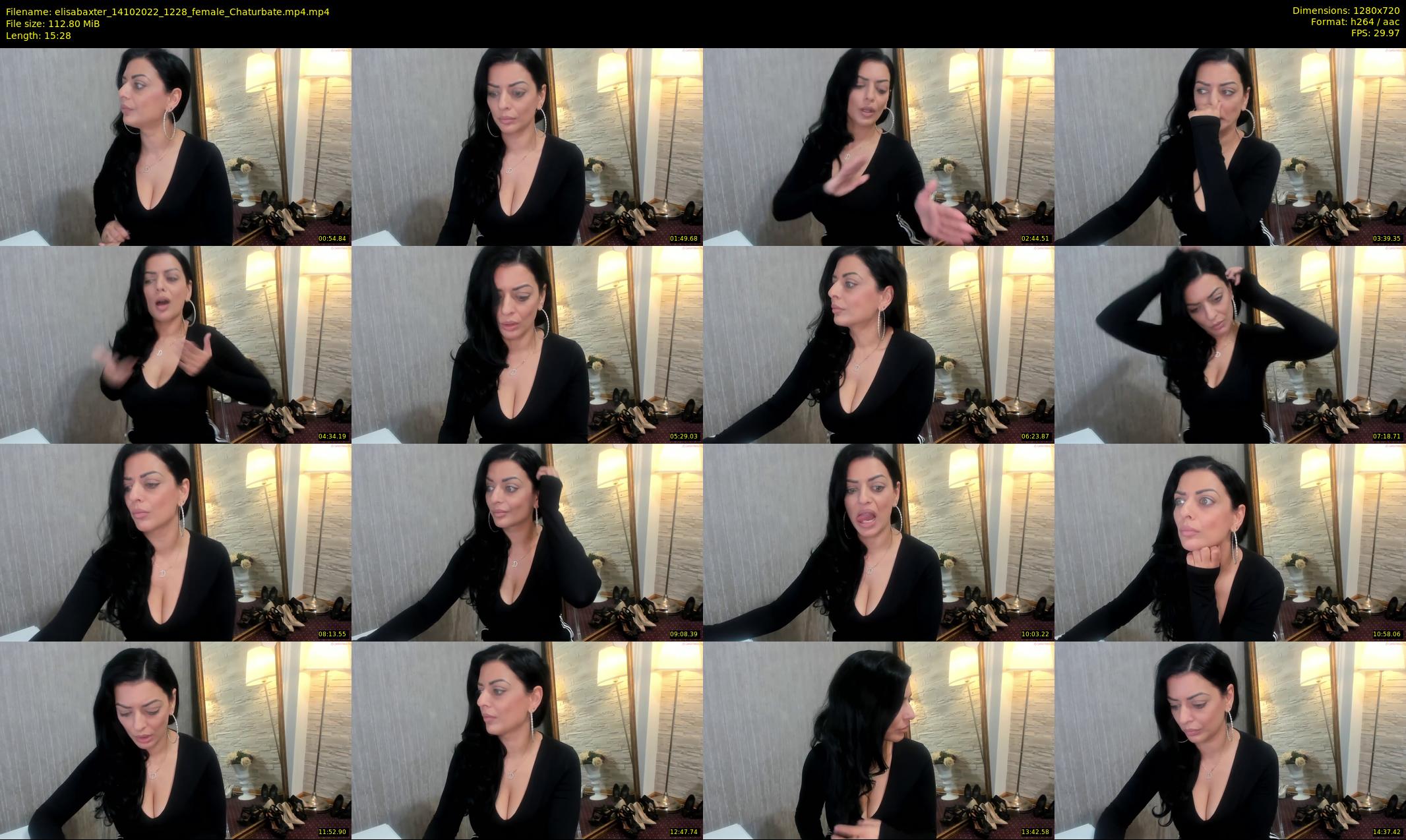 elisabaxter — 16 minute Chaturbate female cam show recording, 720p, Oct 14, 2022