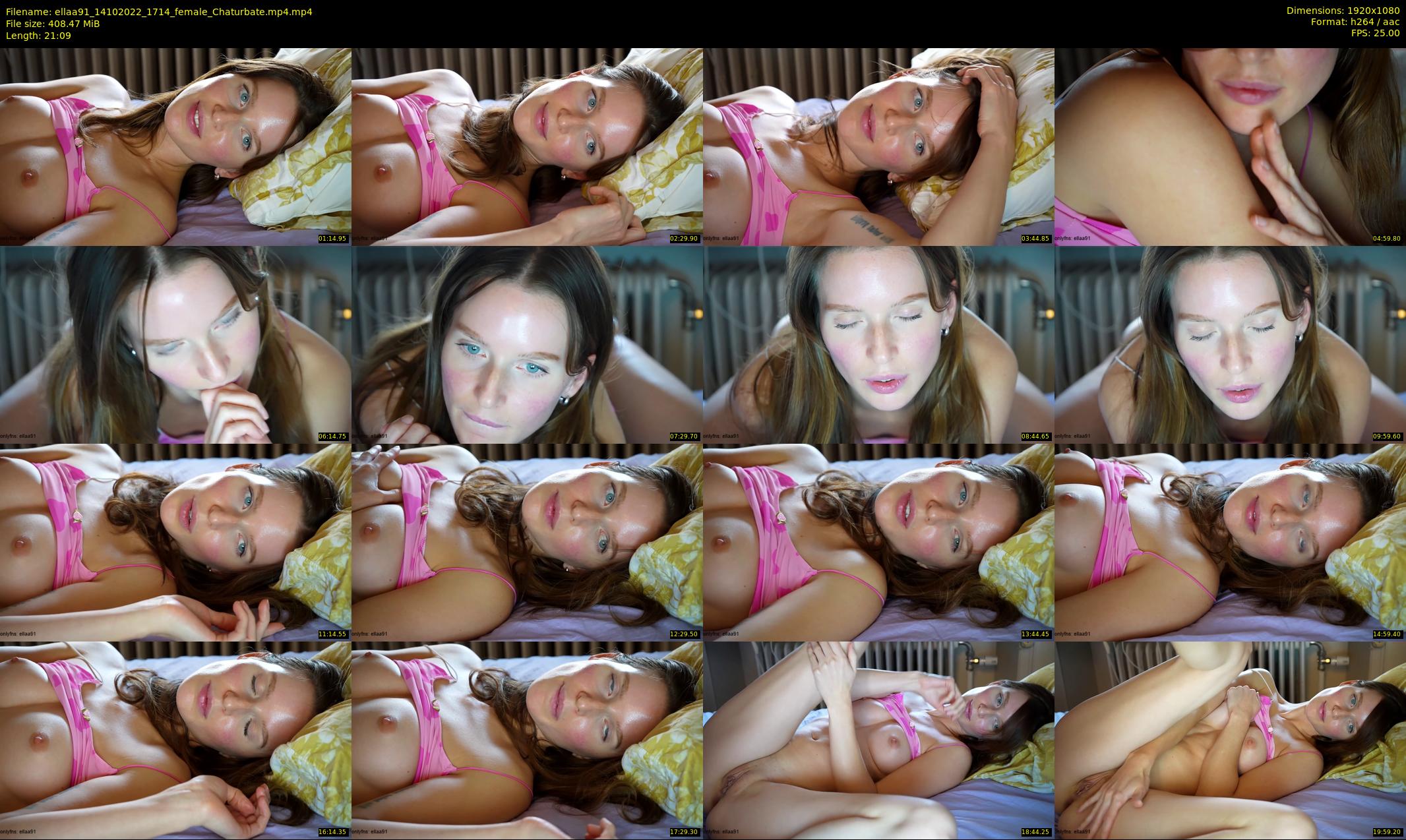 ellaa91 — 22 minute Chaturbate female cam show recording, 1080p, Oct 14, 2022