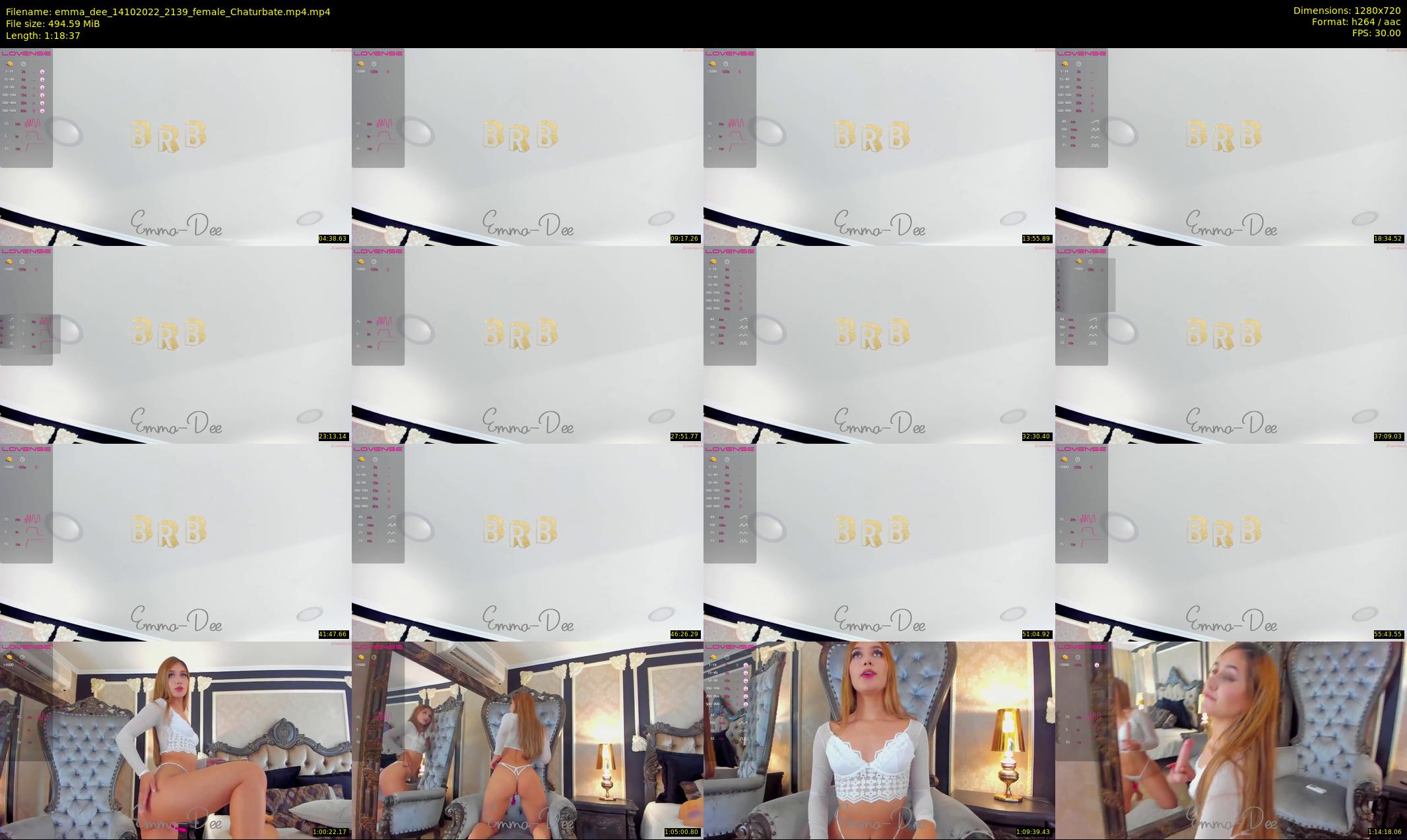 emma_dee — 79 minute Chaturbate female cam show recording, 720p, Oct 14, 2022