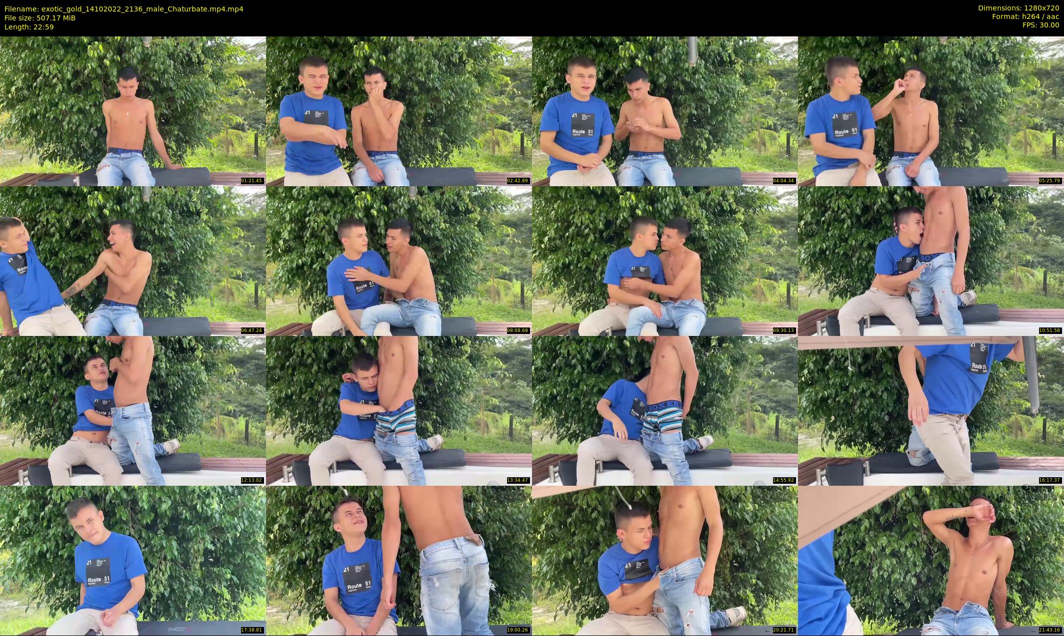 exotic_gold — 23 minute Chaturbate male cam show recording, 720p, Oct 14, 2022