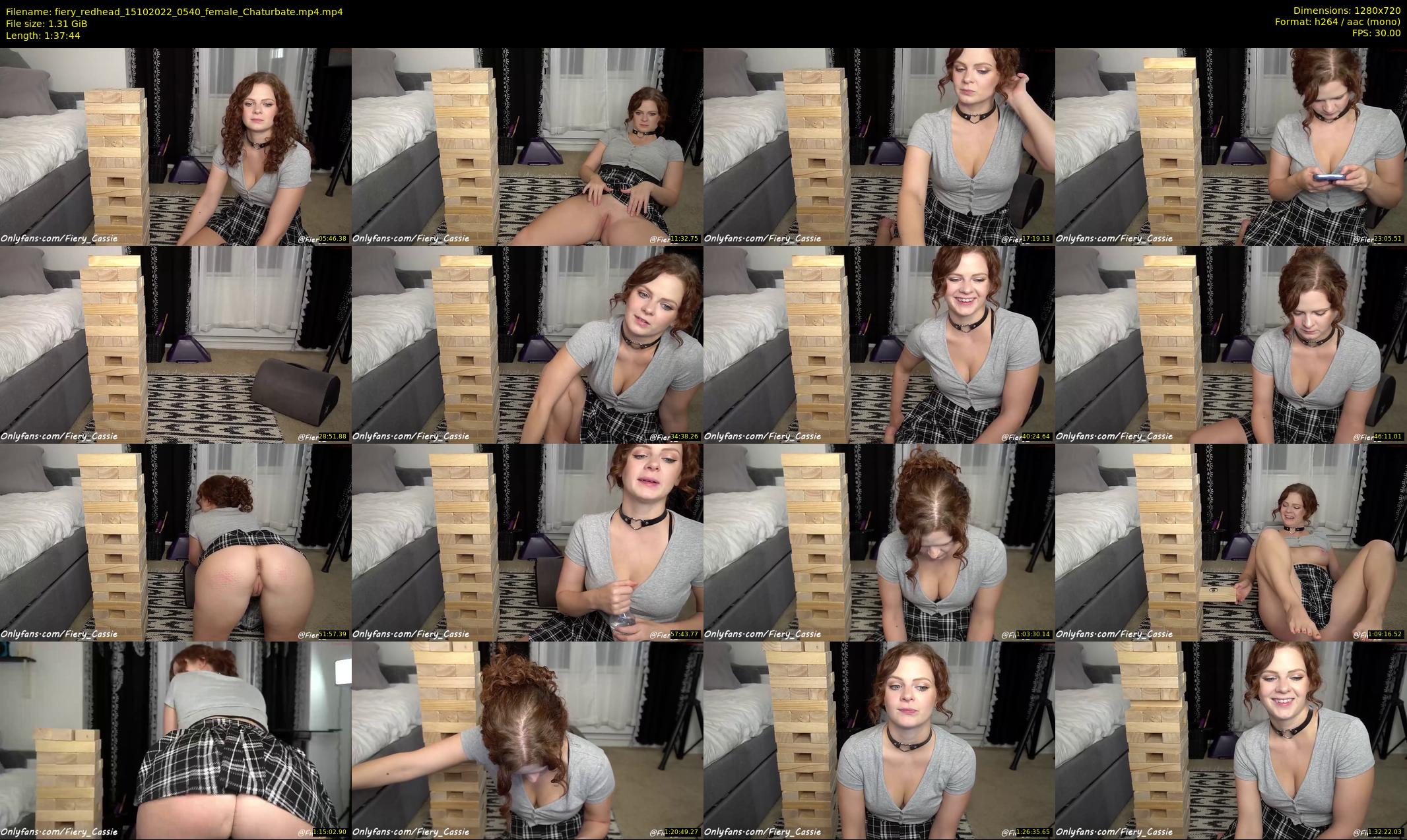 fiery_redhead — 98 minute Chaturbate female cam show recording, 720p, Oct 15, 2022
