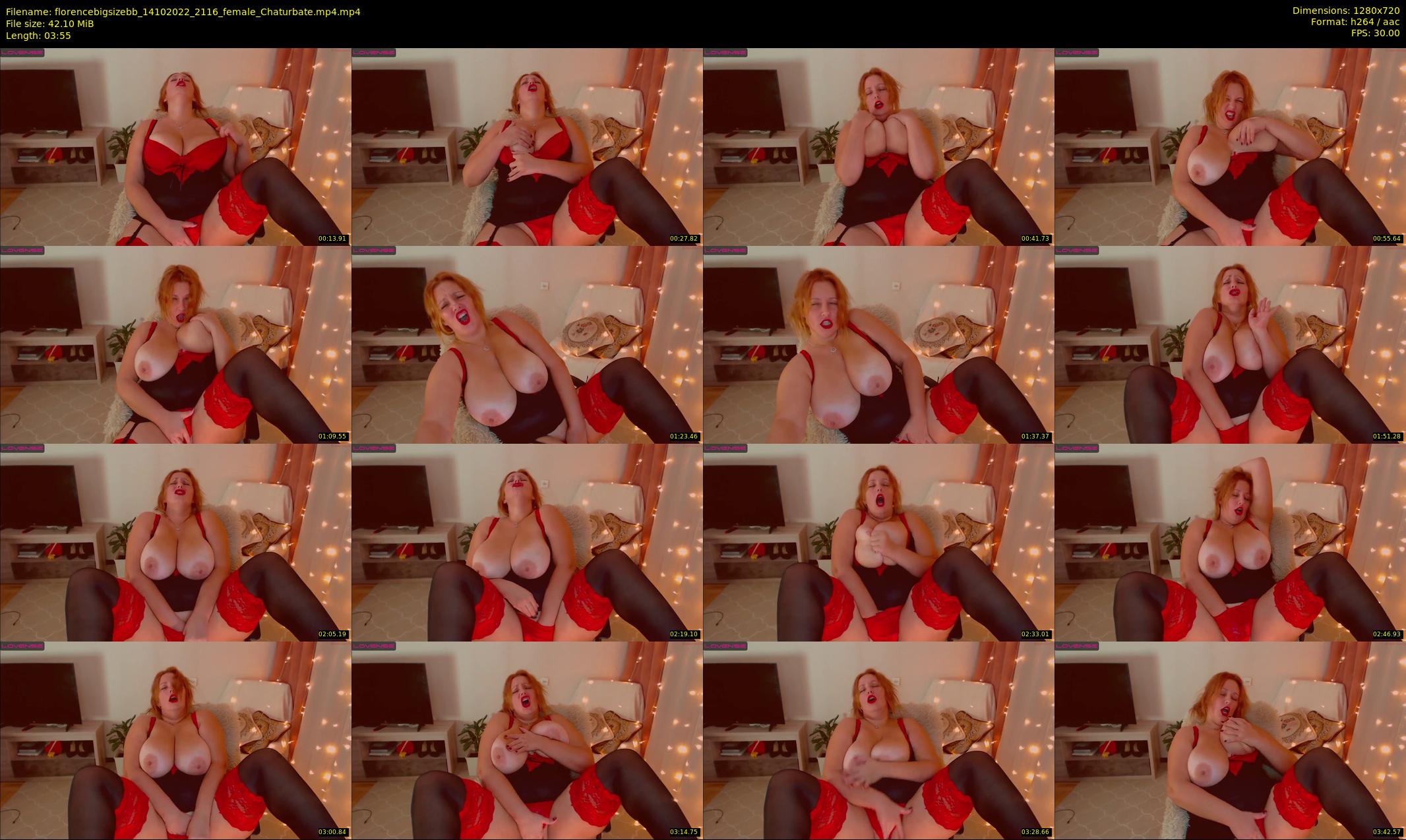 florencebigsizebb — 4 minute Chaturbate female cam show recording, 720p, Oct 14, 2022