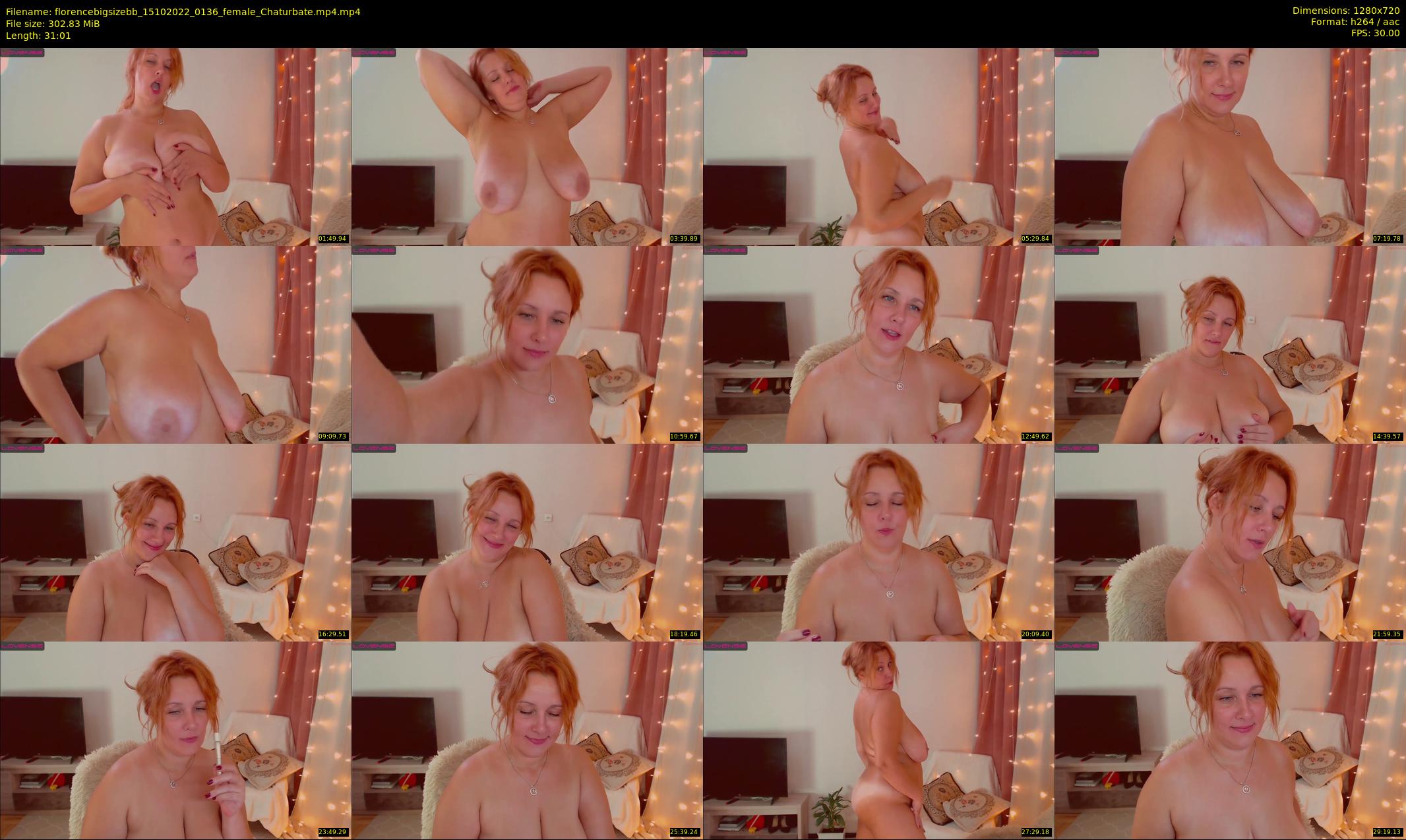 florencebigsizebb — 32 minute Chaturbate female cam show recording, 720p, Oct 15, 2022