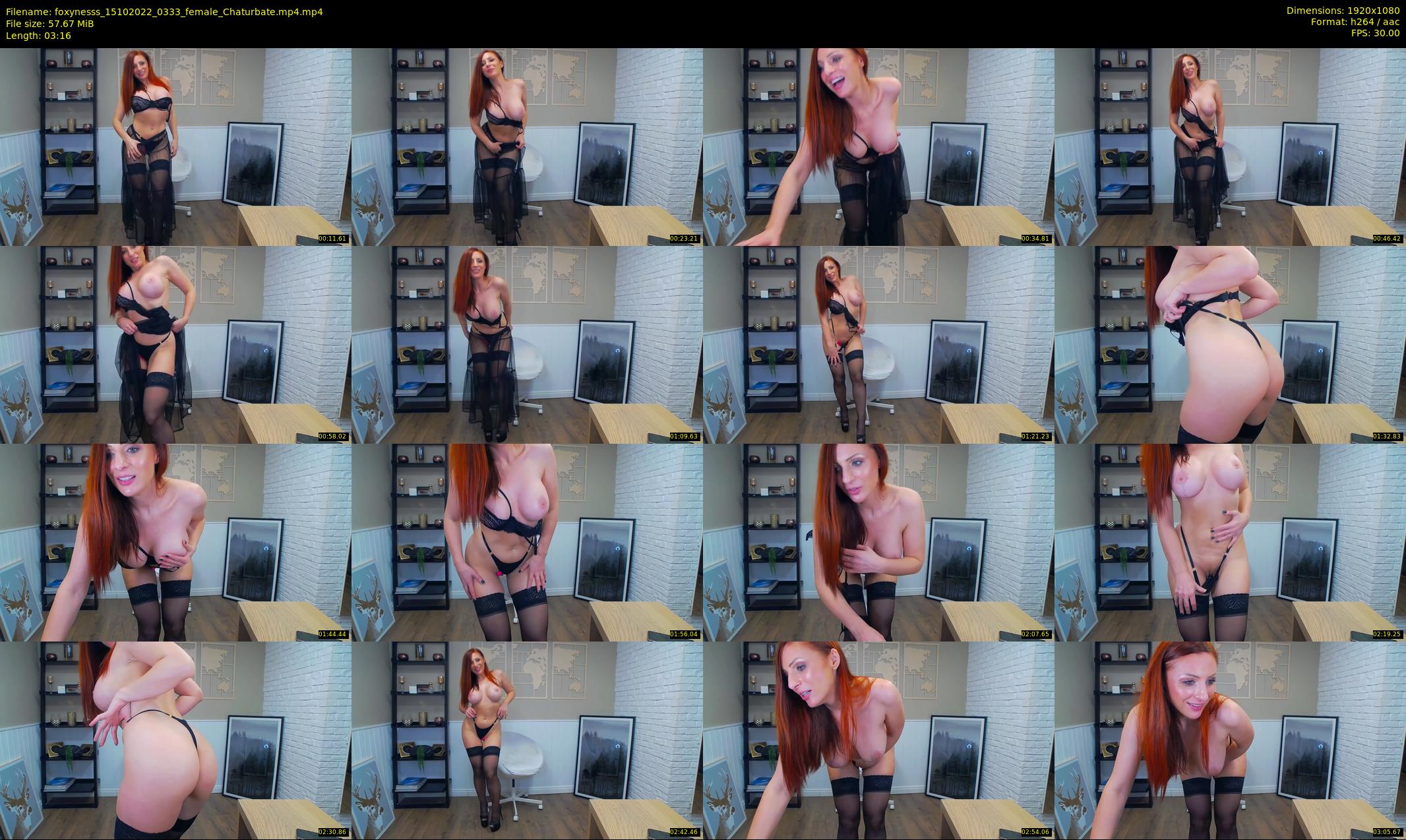 foxynesss — 4 minute Chaturbate female cam show recording, 1080p, Oct 15, 2022