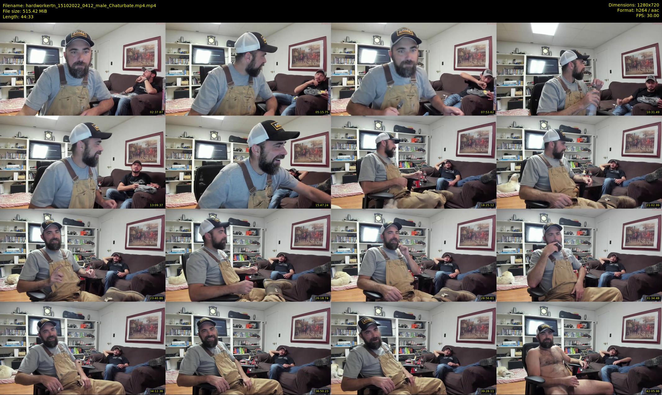 hardworkertn — 45 minute Chaturbate male cam show recording, 720p, Oct 15, 2022