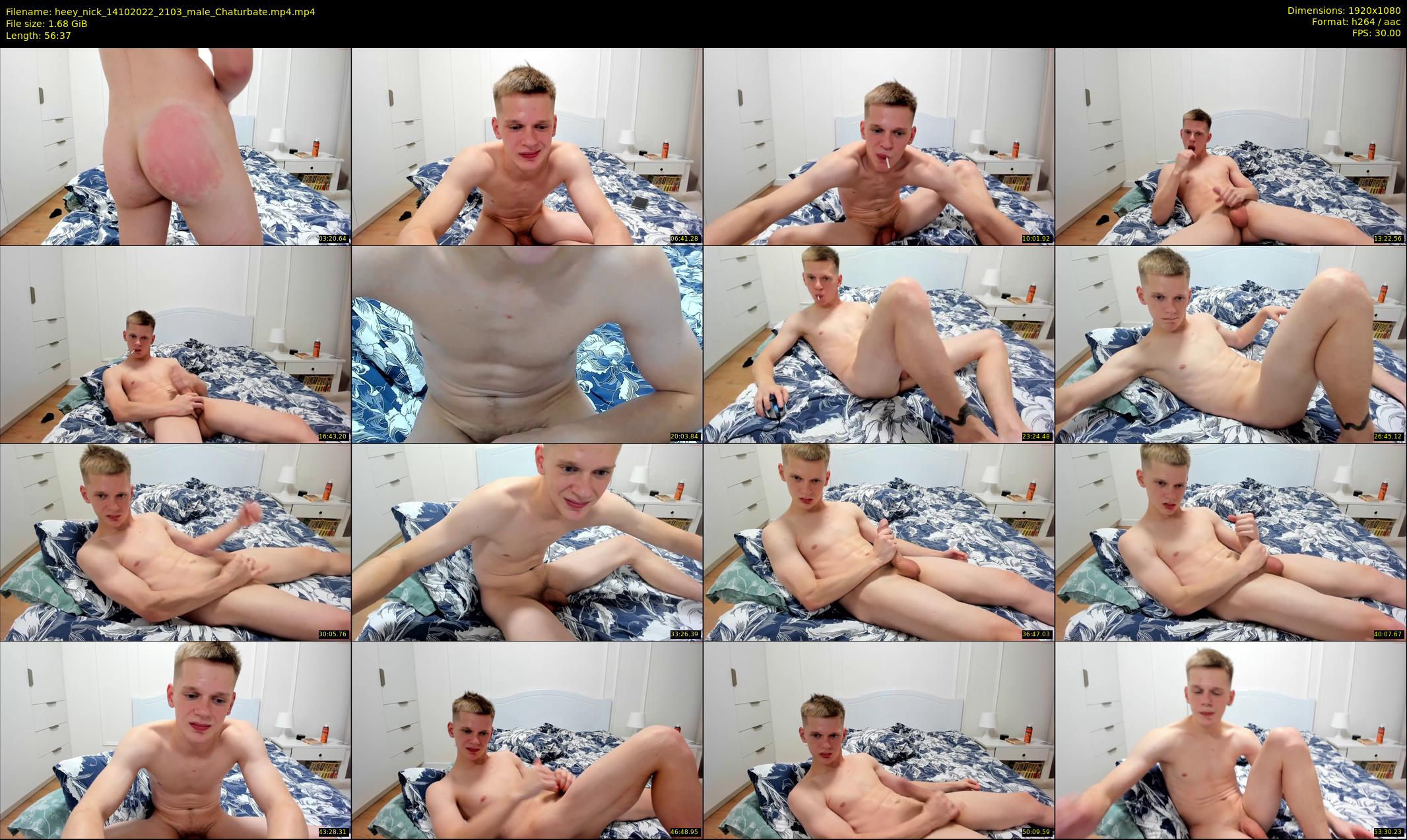 heey_nick — 57 minute Chaturbate male cam show recording, 1080p, Oct 14, 2022
