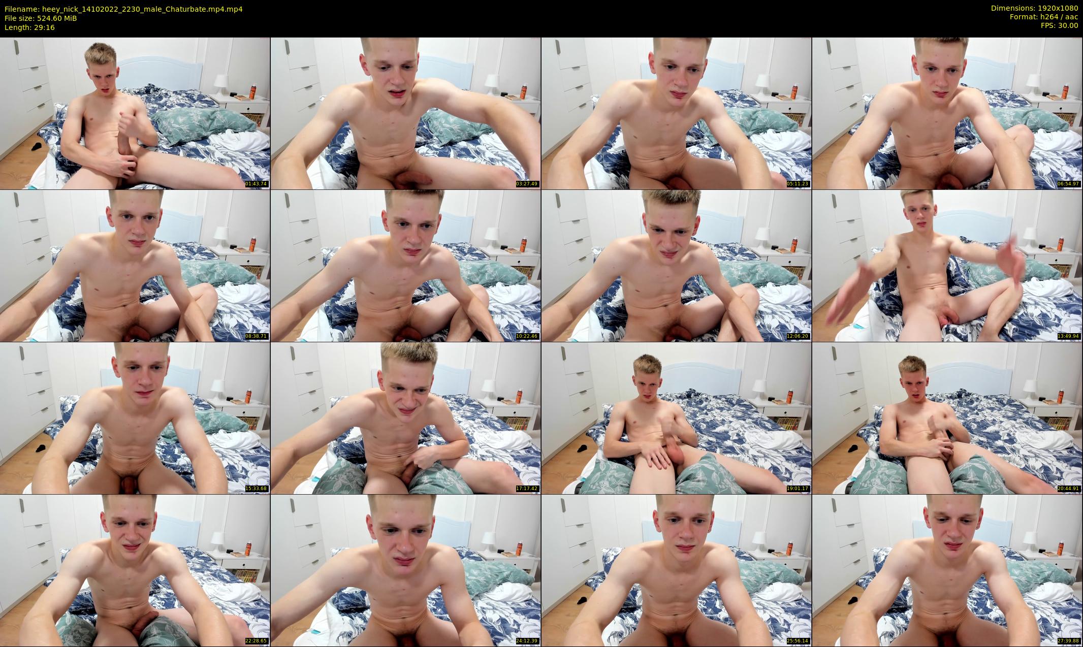 heey_nick — 30 minute Chaturbate male cam show recording, 1080p, Oct 14, 2022