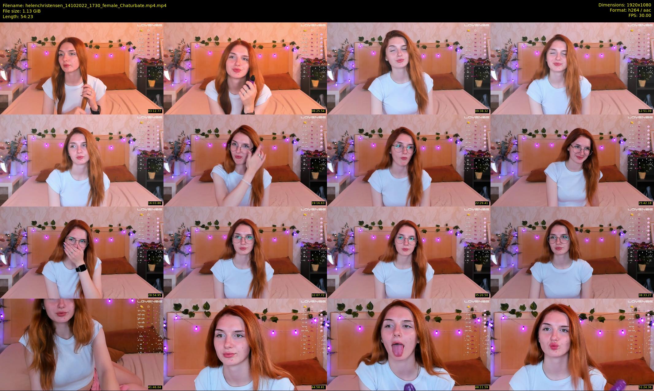 helenchristensen — 55 minute Chaturbate female cam show recording, 1080p, Oct 14, 2022
