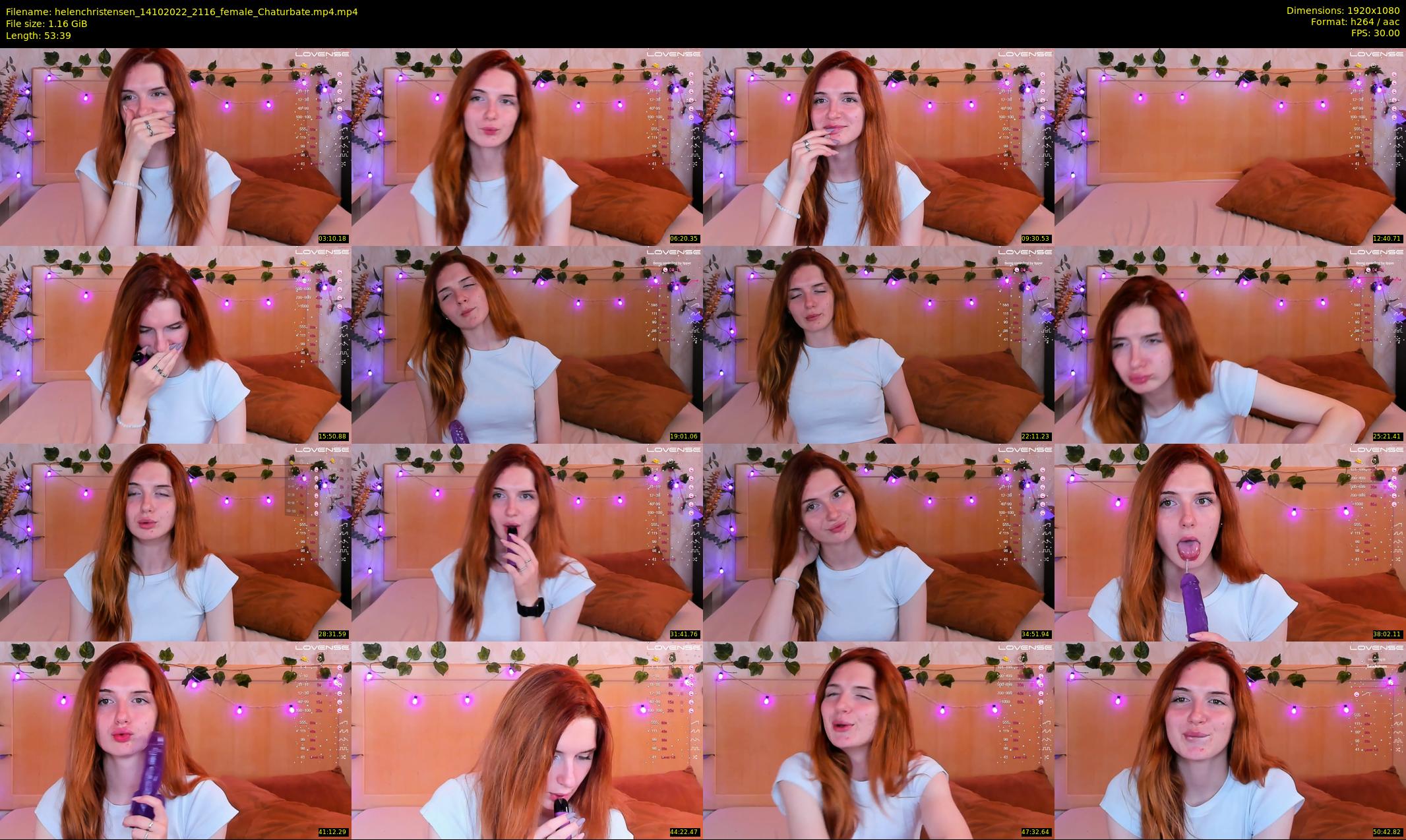 helenchristensen — 54 minute Chaturbate female cam show recording, 1080p, Oct 14, 2022