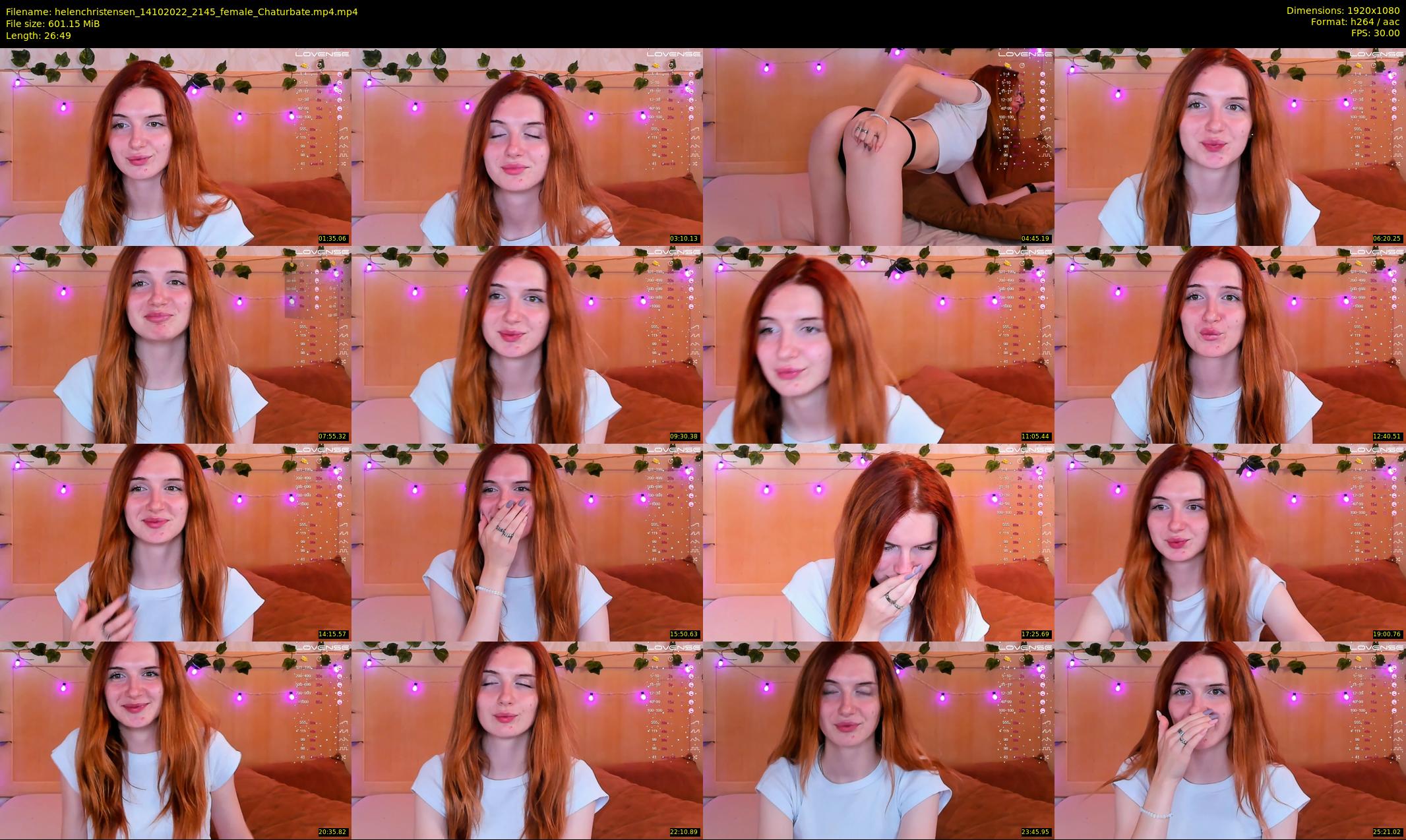 helenchristensen — 27 minute Chaturbate female cam show recording, 1080p, Oct 14, 2022